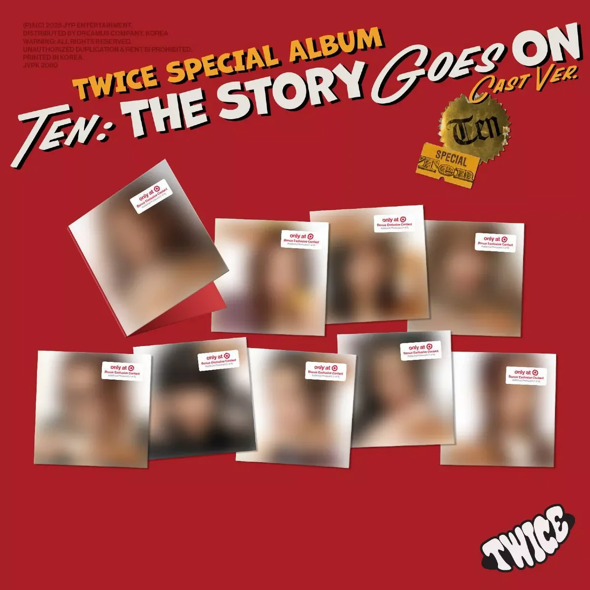 TWICE TEN:THE STORY GOES ON Target 【未開封】 TWICE - TEN: The