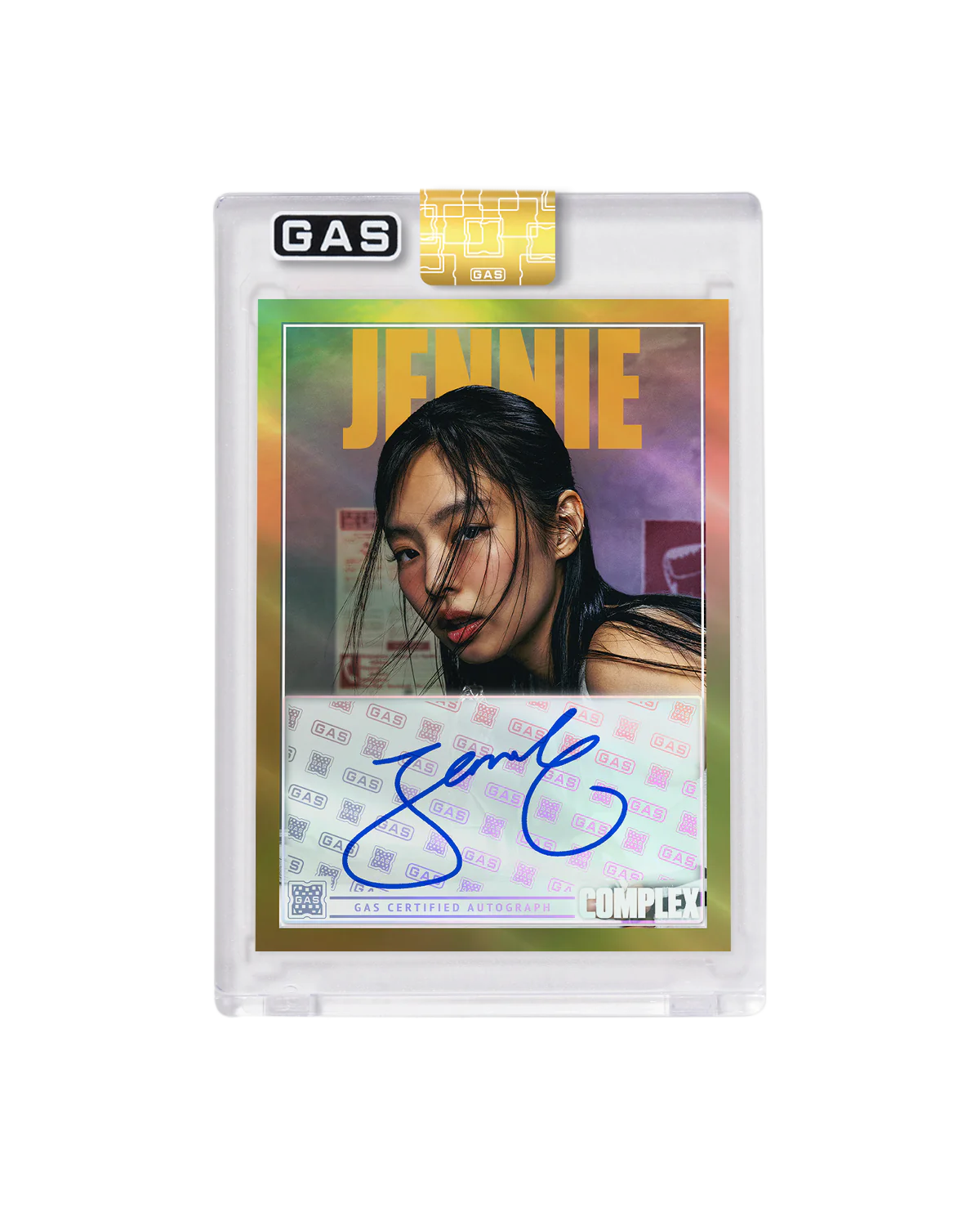 Official preorder Jennie Complex Cover x GAS Trading Card — Dumber
