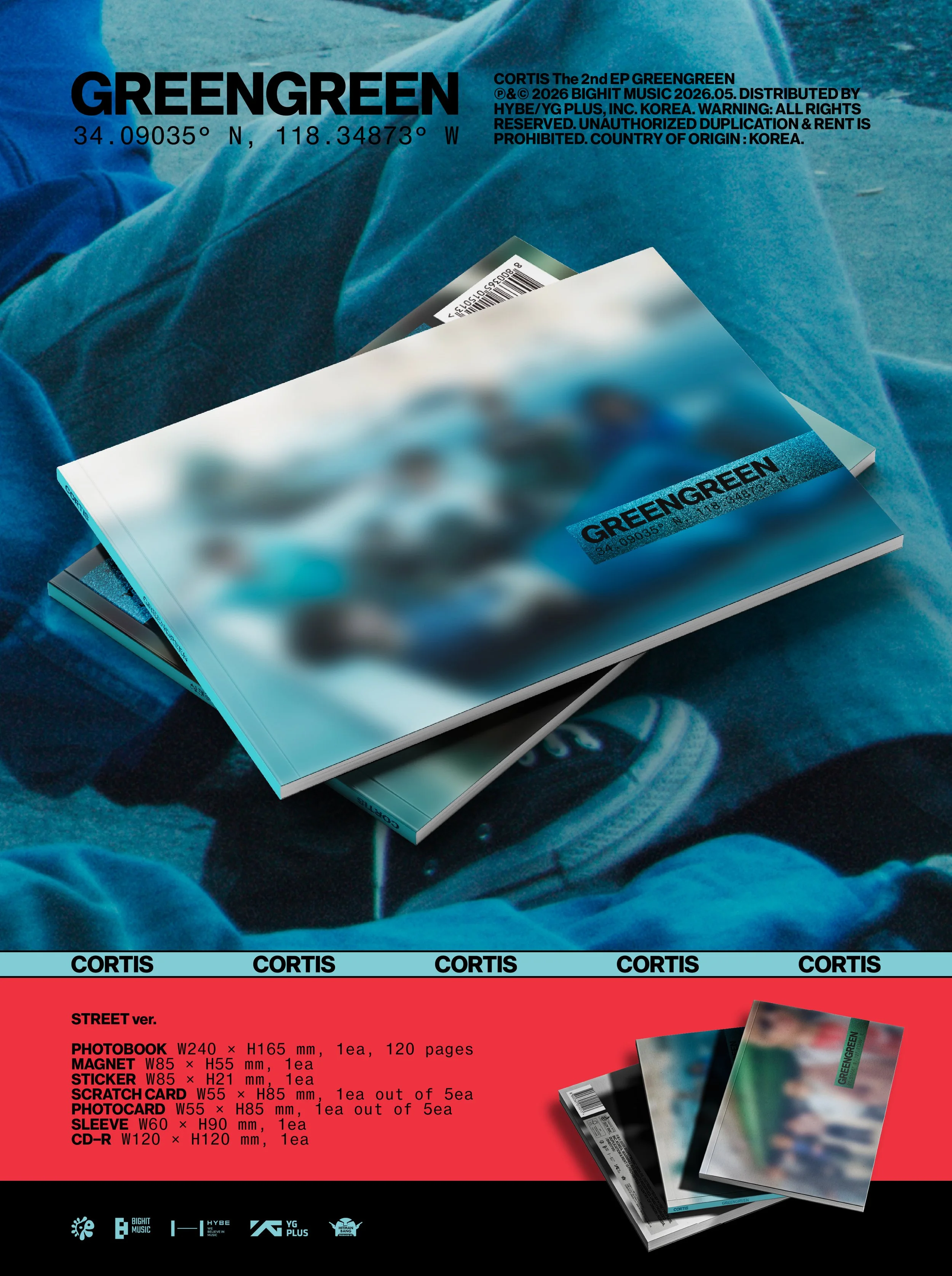 Official album preorder CORTIS The 2nd EP [GREENGREEN] — Dumber 