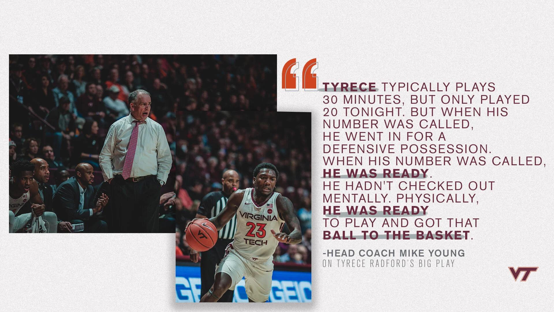 This is a quote graphic from the 2019-20 season.