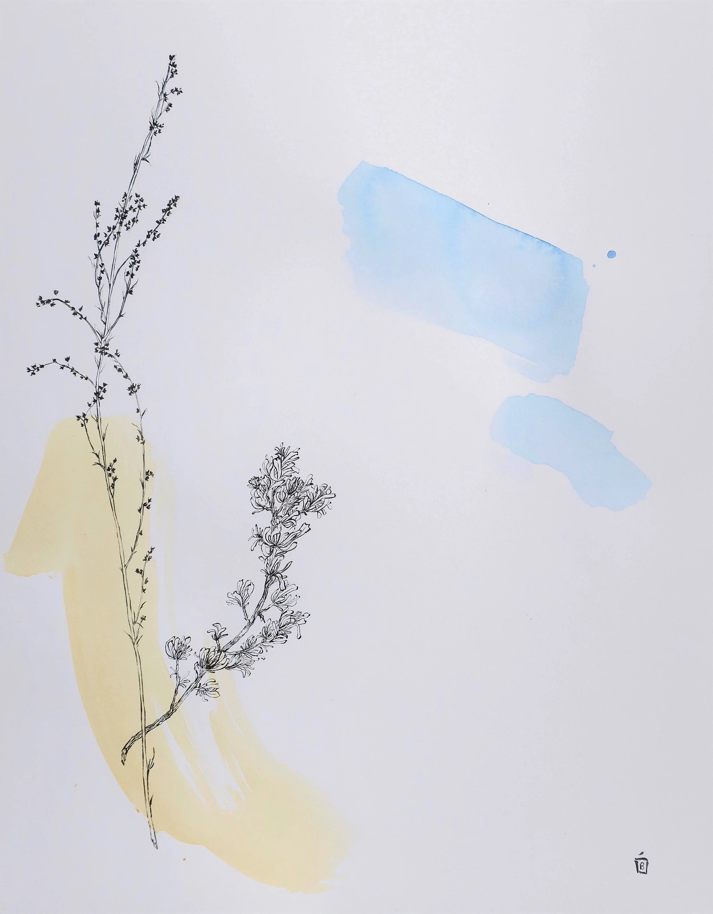 Sun Rock, Original 11x14 inch drawing