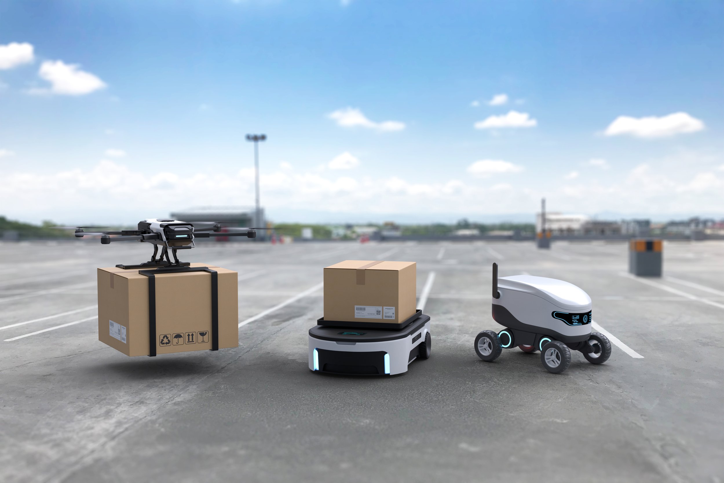 Autonomous robots are poised to prevent the need for delivery guys. 