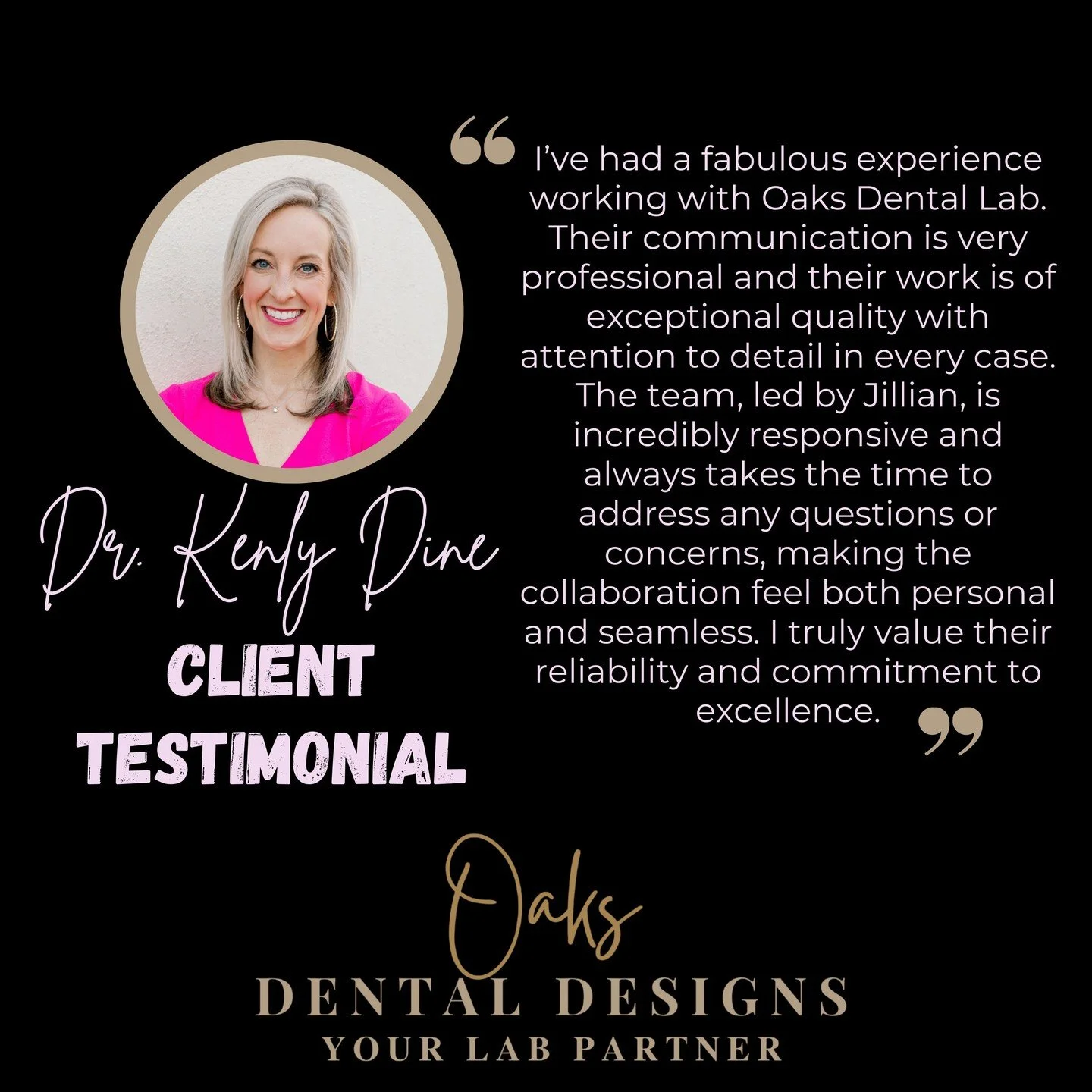 We are so grateful for our partnership with the wonderful Dr. Kenly Dine! 💖

Dr. Dine, thank you for your incredible testimonial and kind words about our team and our work. We truly value your trust and collaboration. It is clients like you that ins