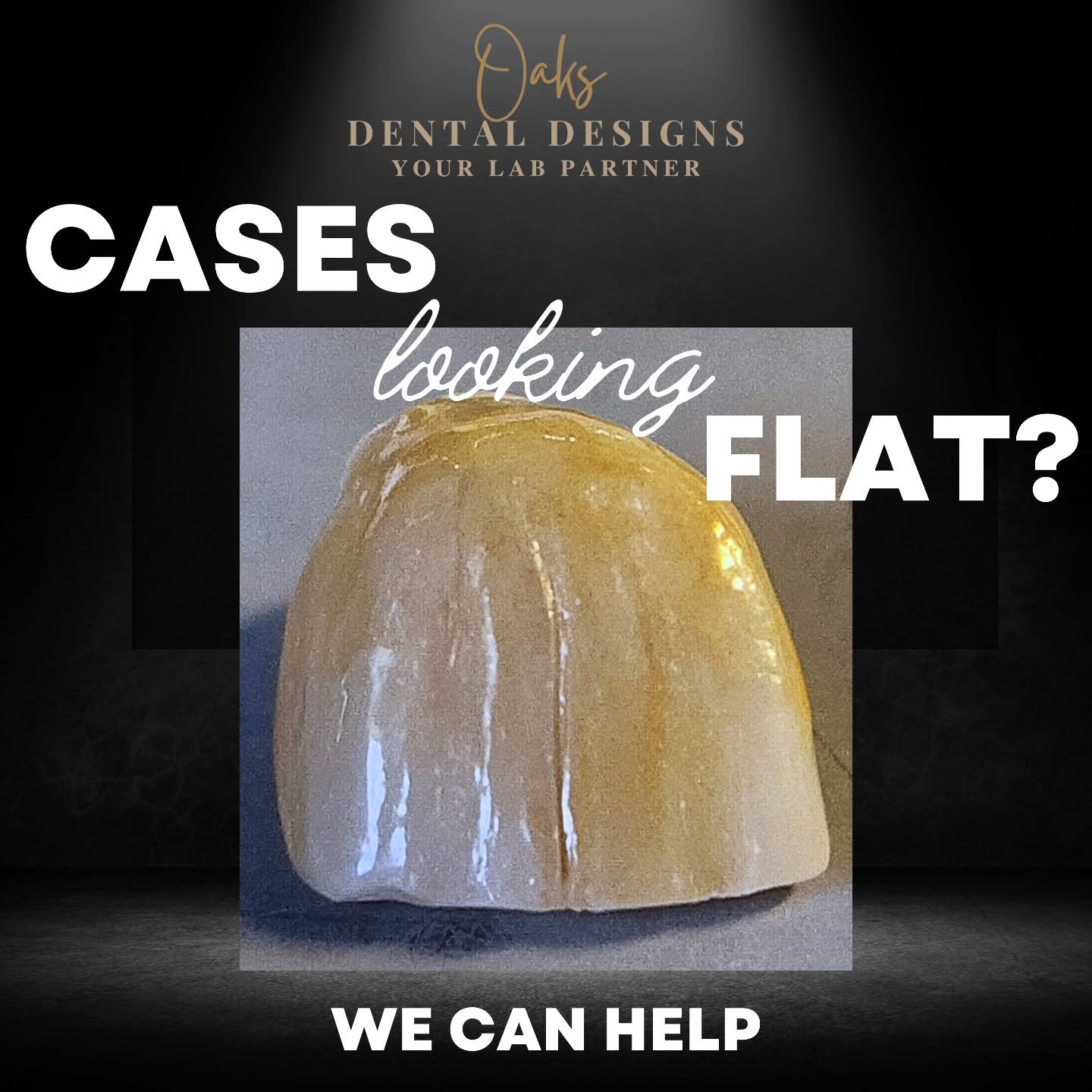 Are you feeling like your crowns are lacking character, are they just dull? 

Today's implant crown for #8.  Single centrals can't be looking flat, they must match! 

Today's crown had lots of characterization designed in before milling, greenstate w