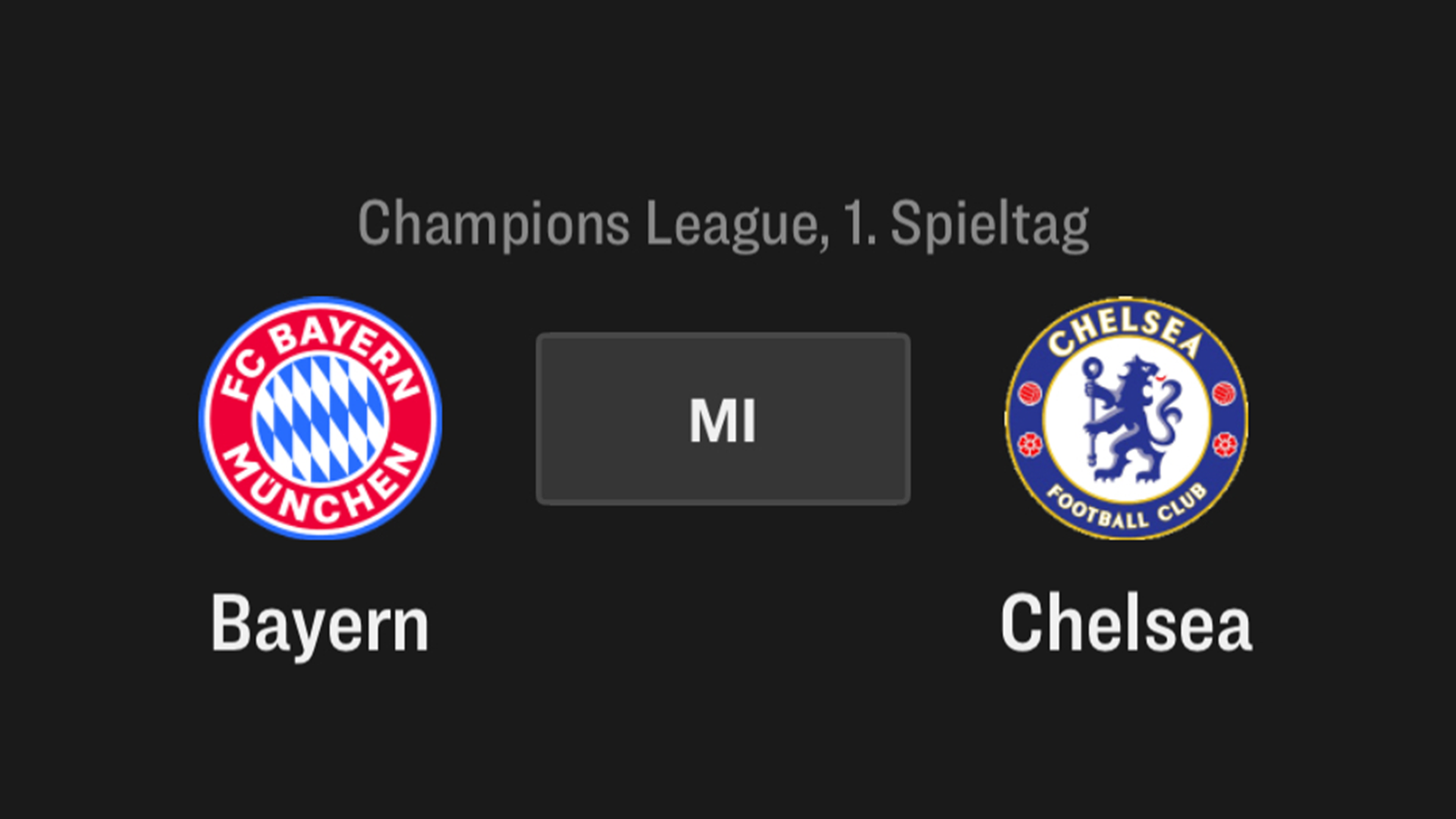 Champions League // FC Bayern - Chelsea