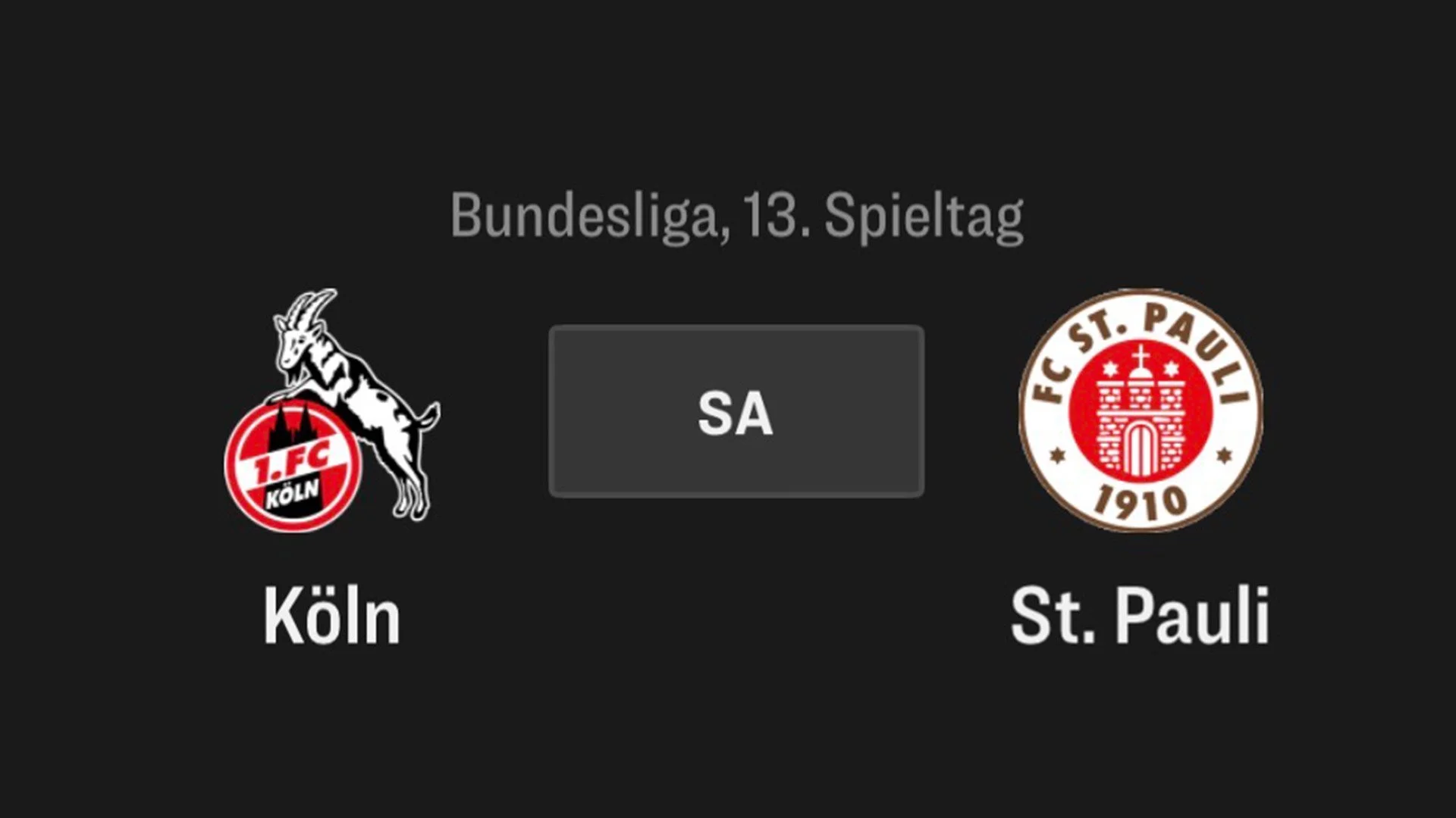1. Fc Köln - St. Pauli // Live im Backyard