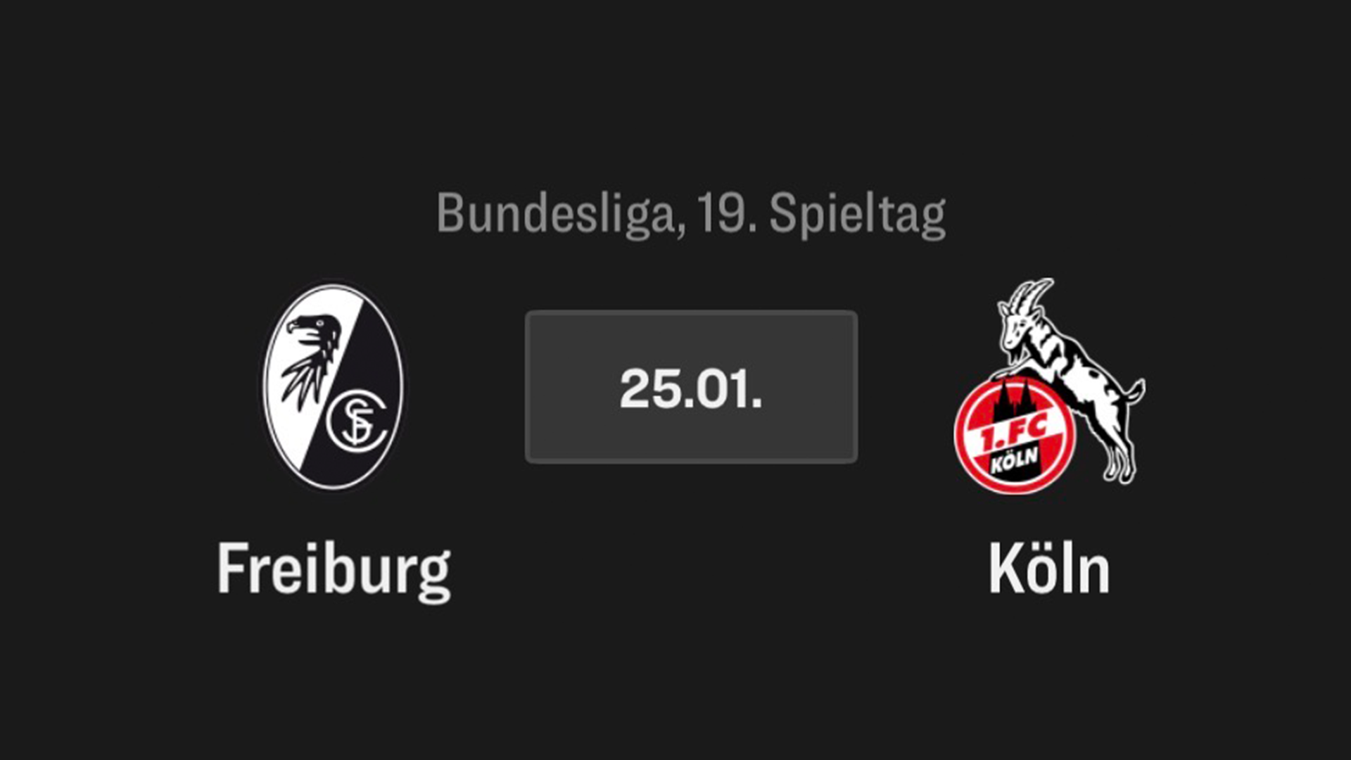 1. Bundesliga, Freiburg - 1. FC Köln