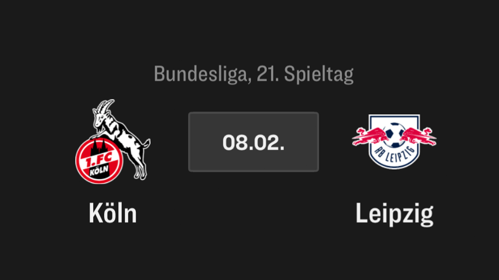 1. Bundesliga, 1. FC Köln - Leipzig