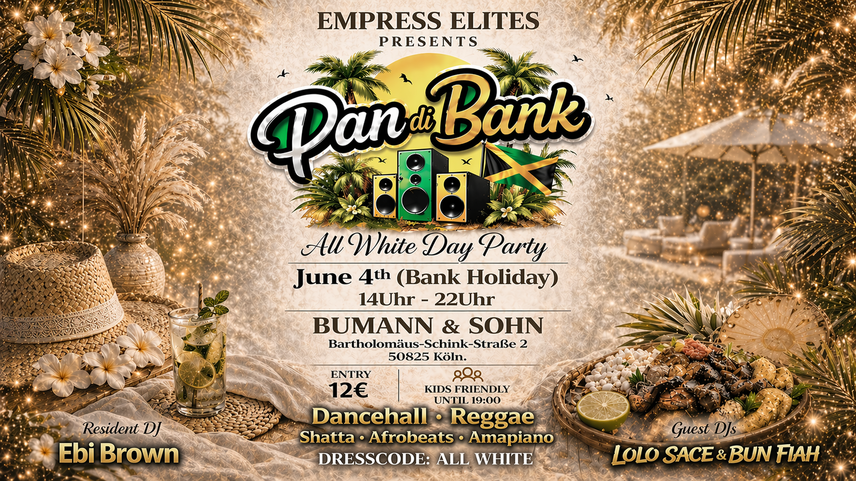 pan di bank - all white day party