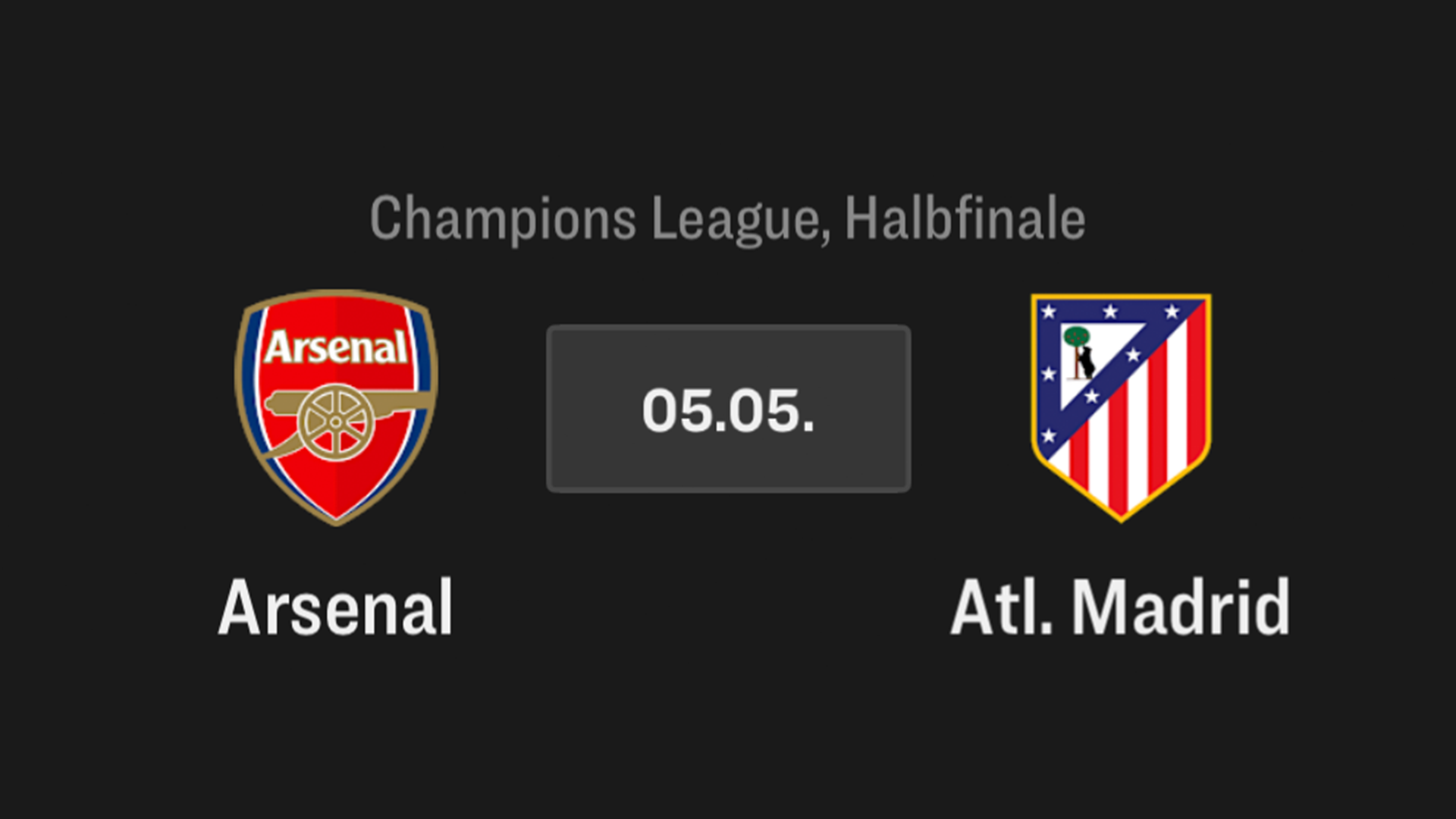 Arsenal - Atl. Madrid