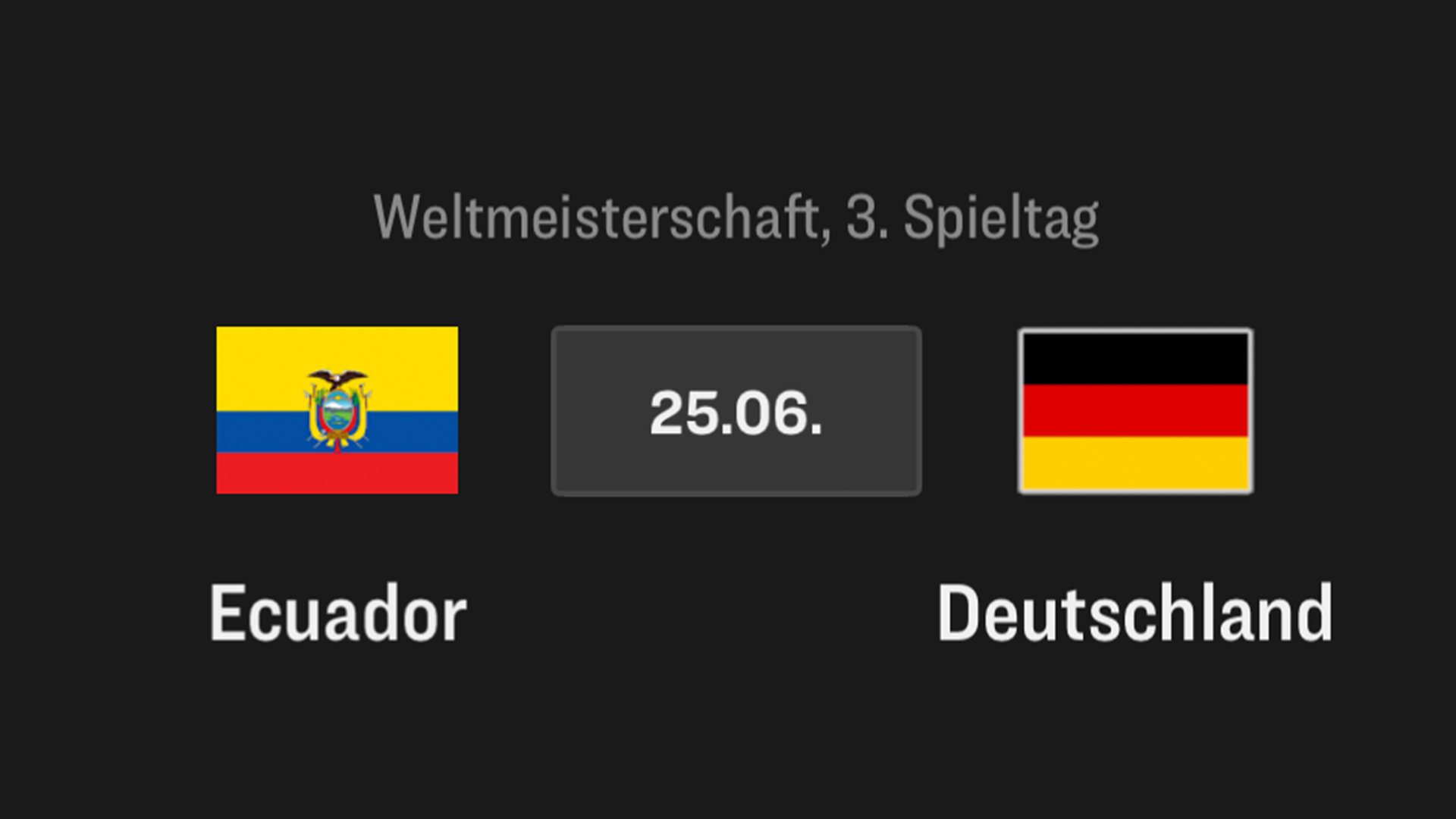 Ecuador - Deutschland