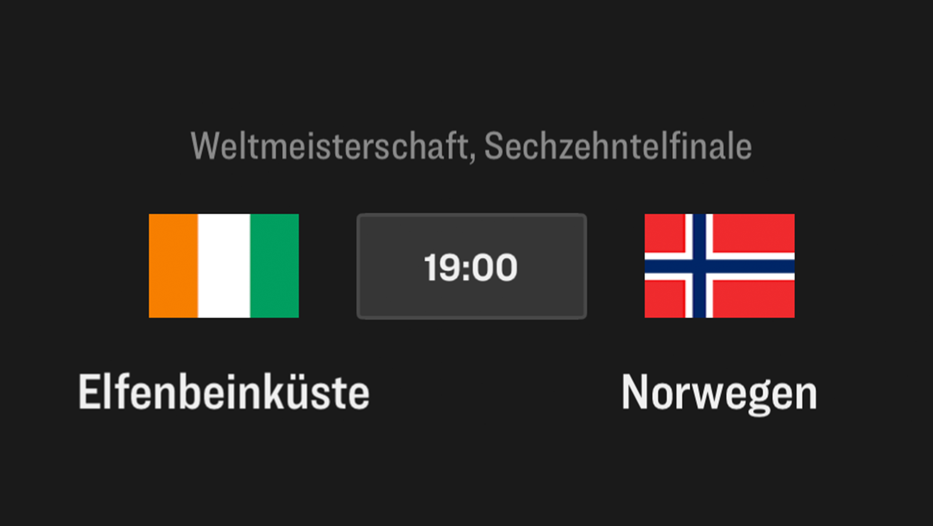 Elfenbeinküste - Norwegen