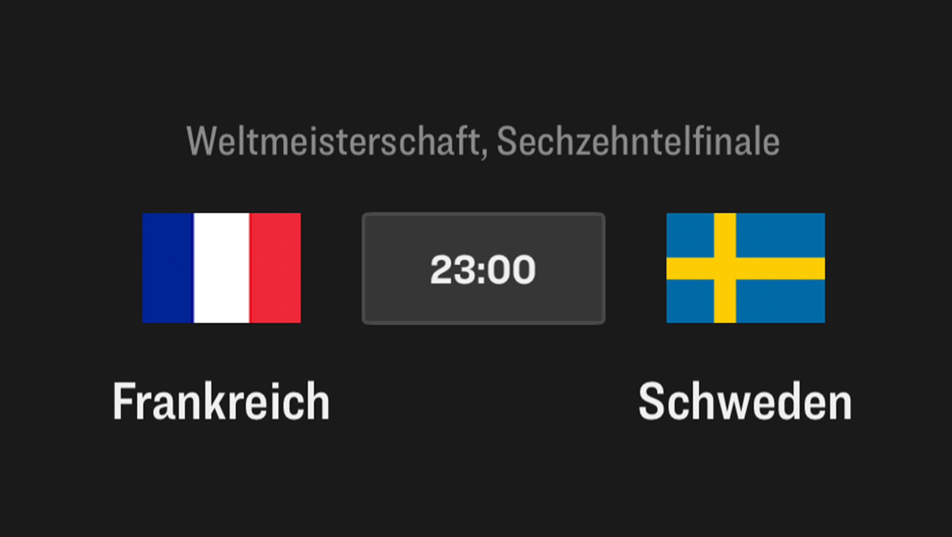 Frankreich - Norwegen