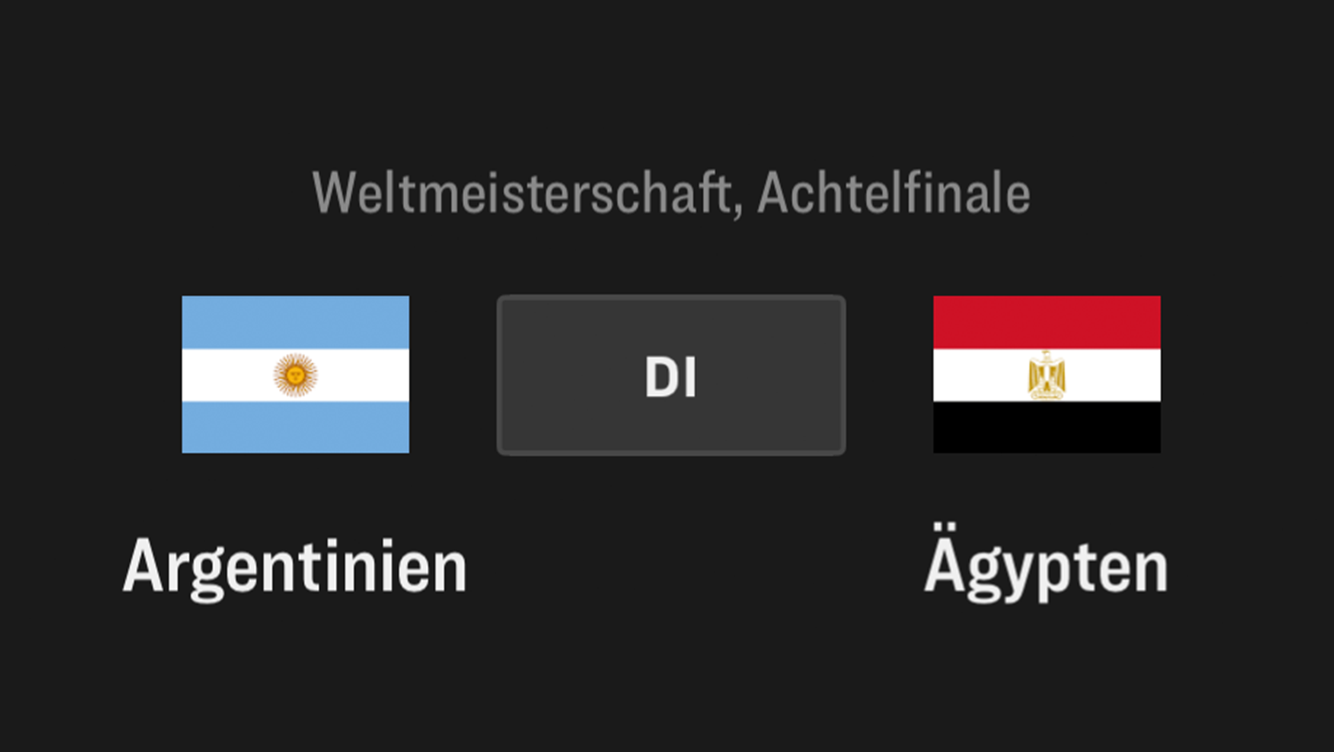 Argentinien - Ägypten