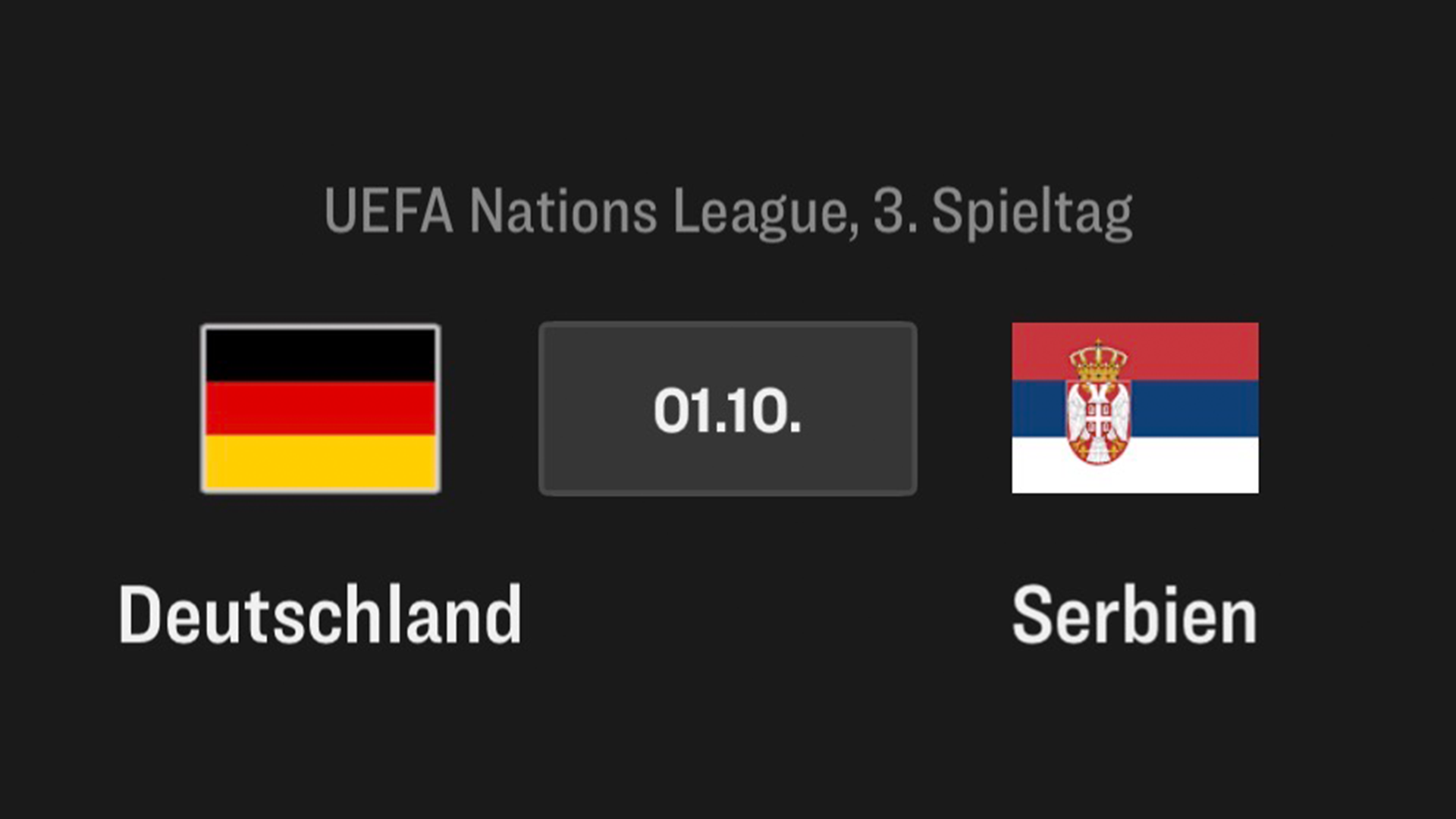 DEUTSCHLAND - SERBIEN