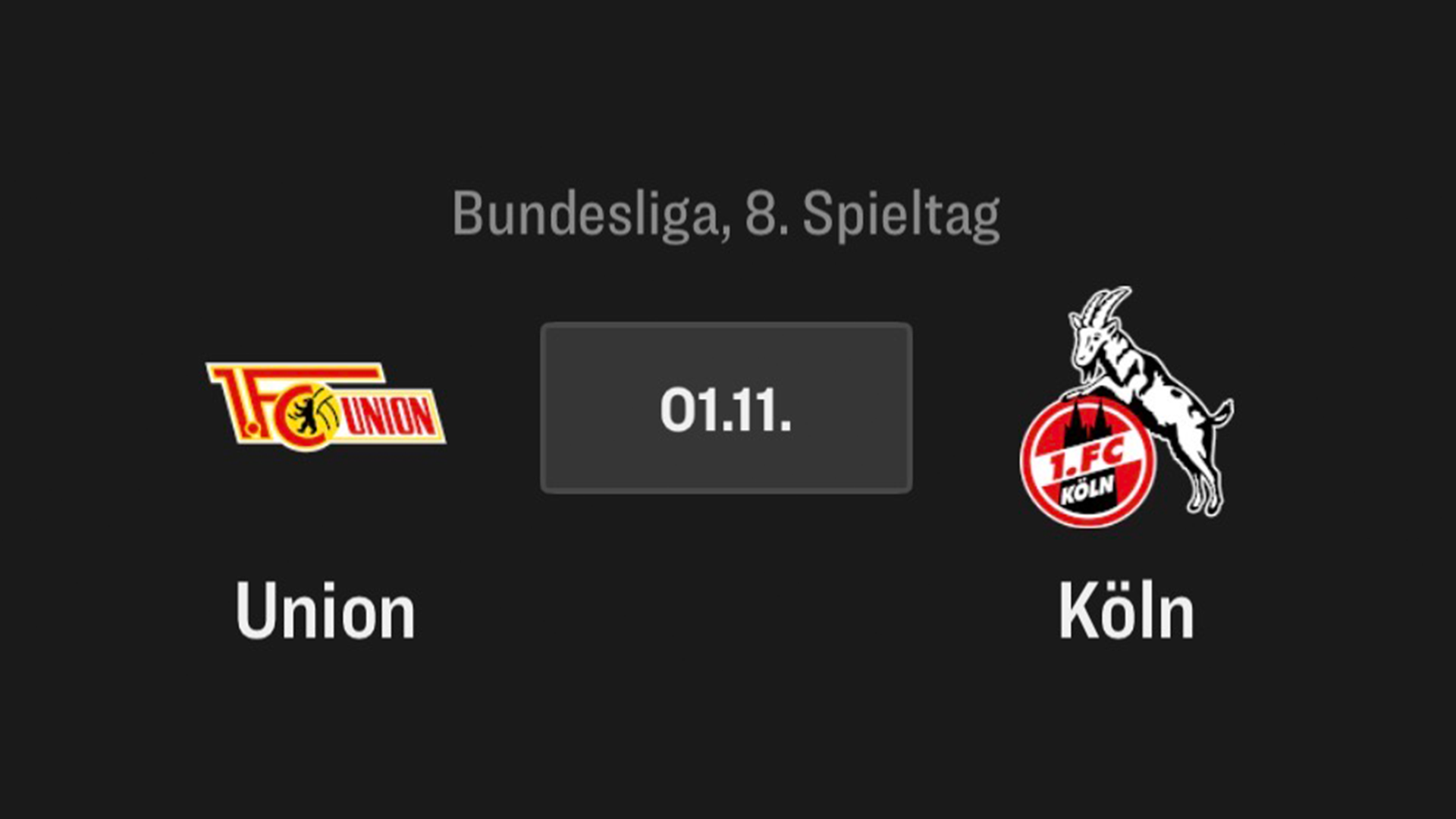 Union - 1. FC Köln