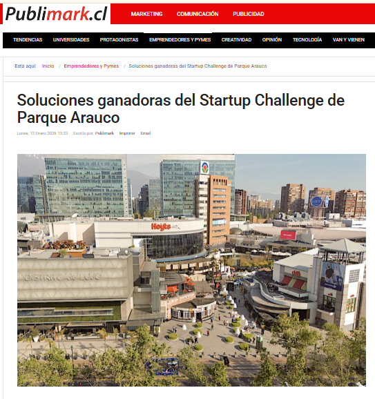 Soluciones ganadoras del Startup Challenge de Parque Arauco