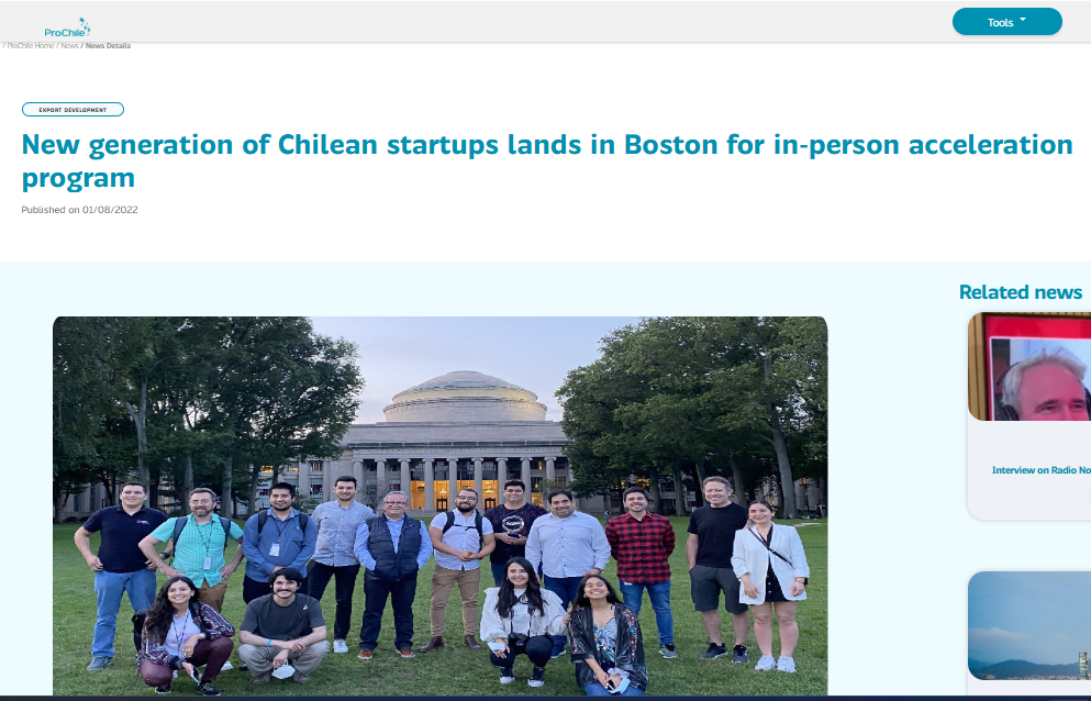 New generation of Chilean startups lands in Boston for in-person acceleration program