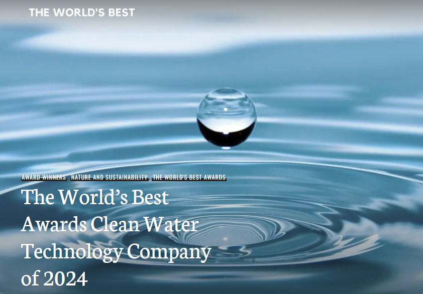The World’s Best Awards Clean Water Technology Company of 2024