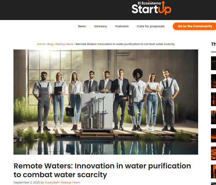 Remote Waters: Innovation in water purification to combat water scarcity