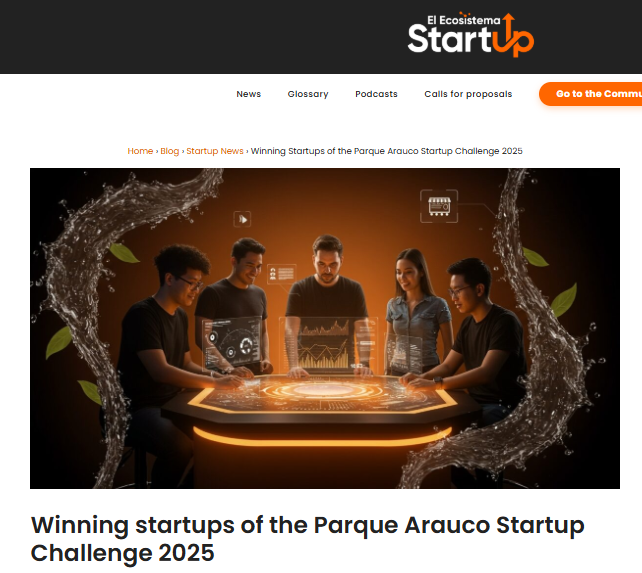 Winning startups of the Parque Arauco Startup Challenge 2025