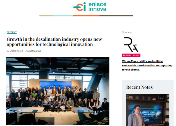 Growth in the desalination industry opens new opportunities for technological innovation