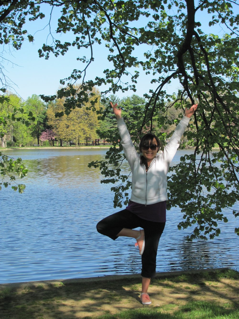 Thais in Vrksasana (Tree Pose)