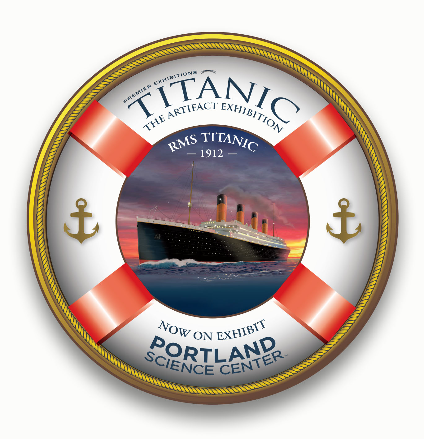 Coaster for Titanic Exhibit