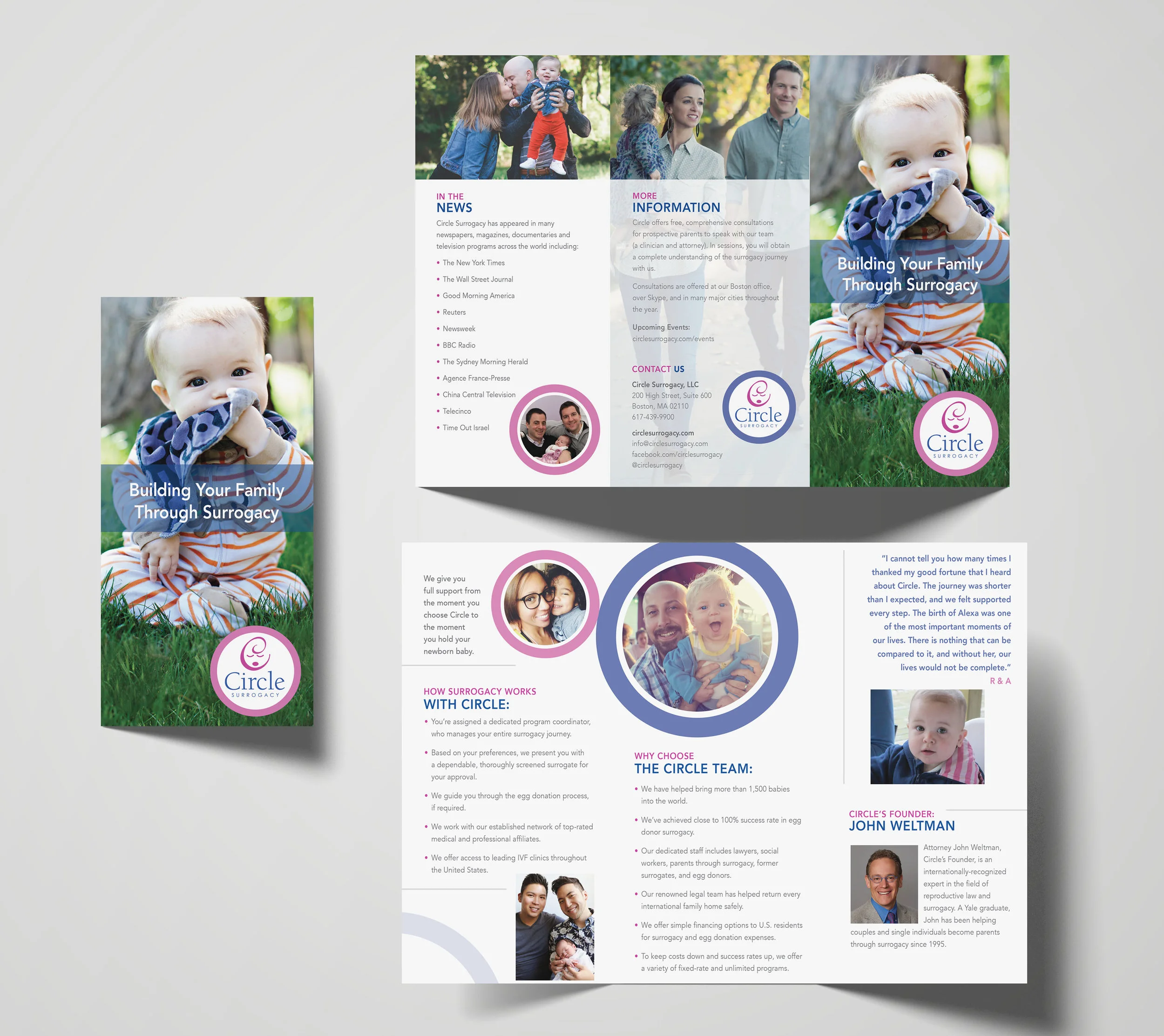 Trifold brochure design