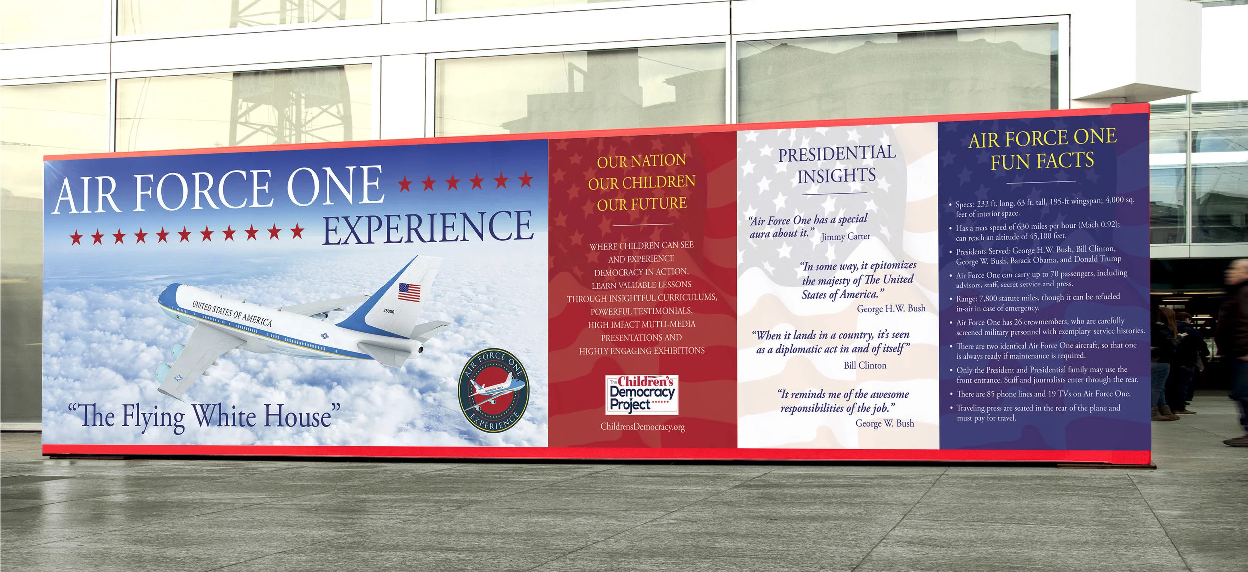 Experiential/Exhibition campaign for Air Force One