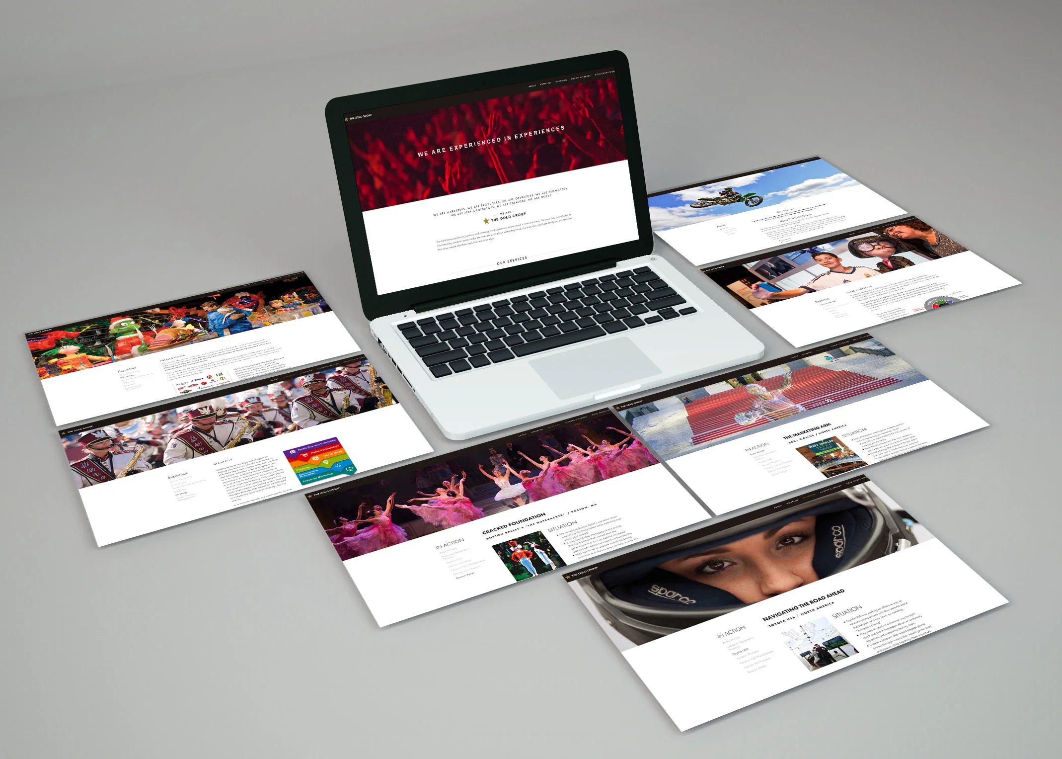 The Gold Group website rebrand