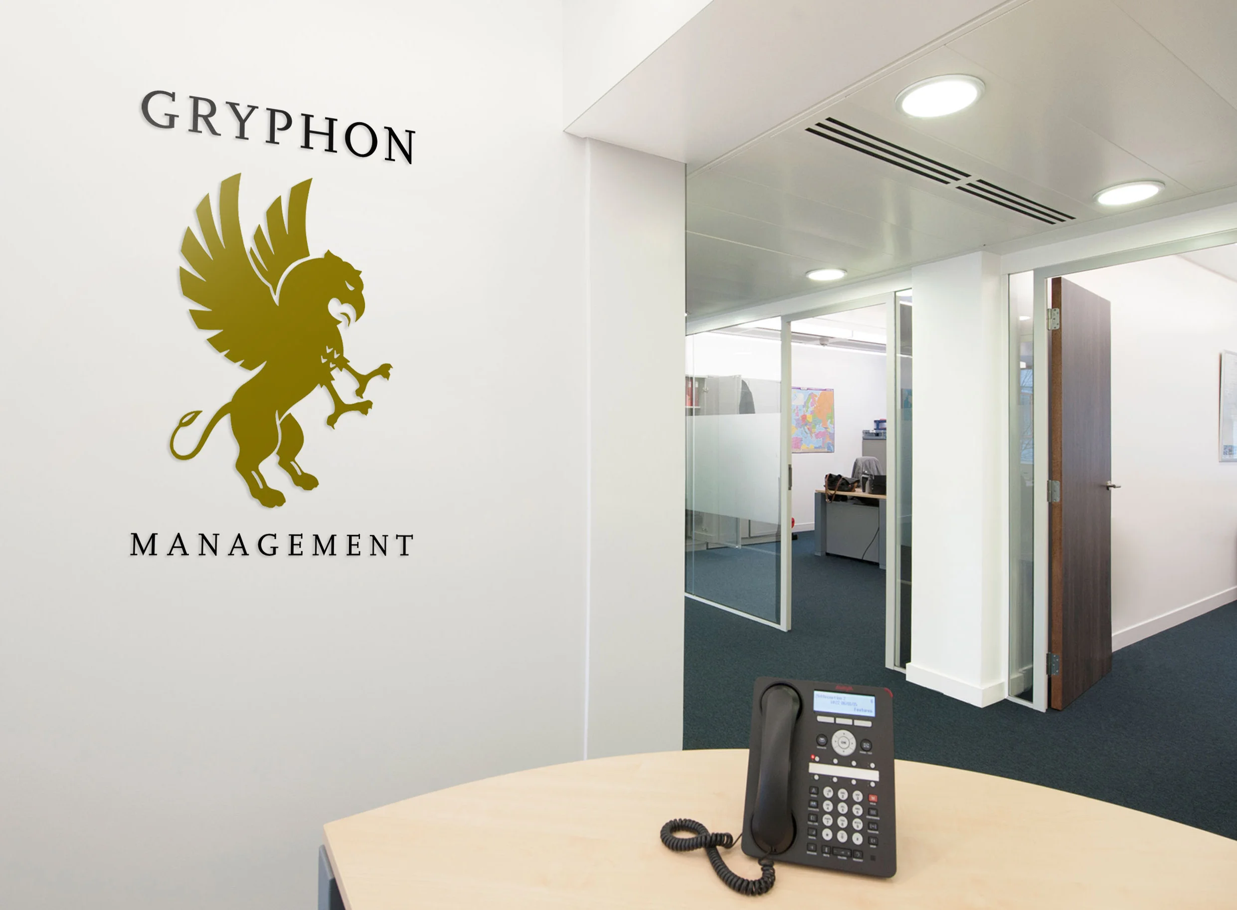 Branding/signage for Gryphon Management