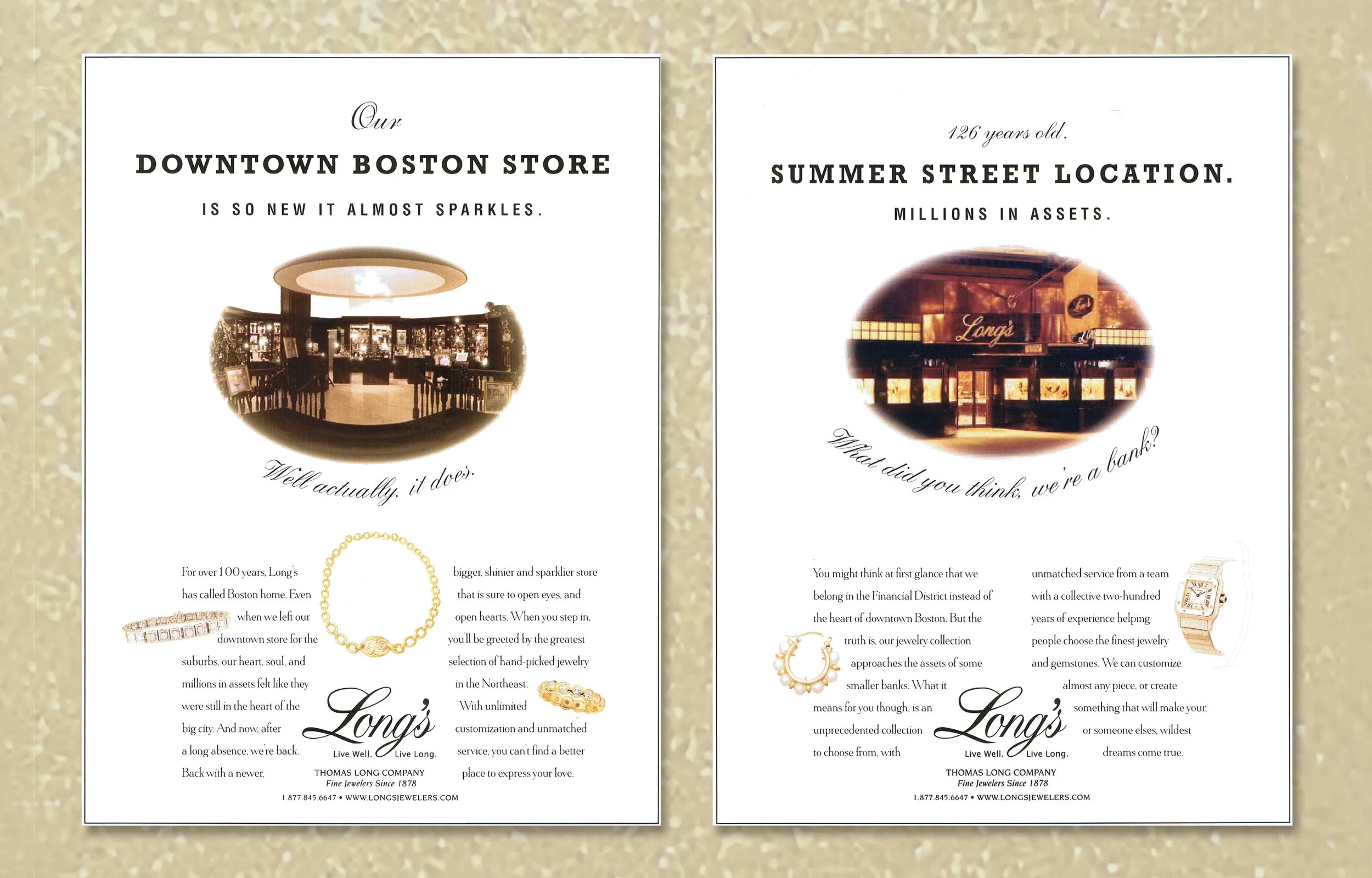 "History" campaign for Long's Jewelry