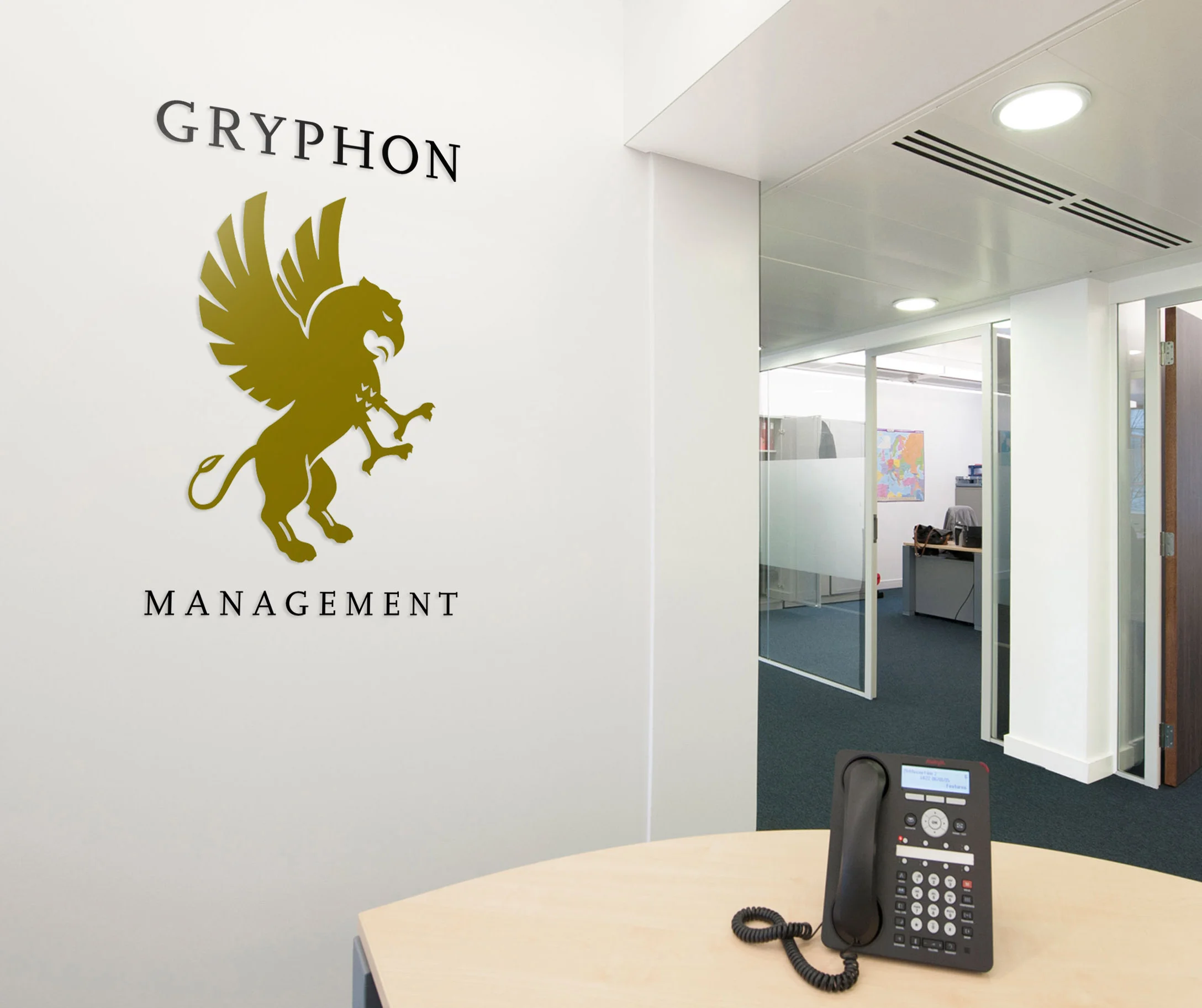 Logo for Gryphon Management (financial)
