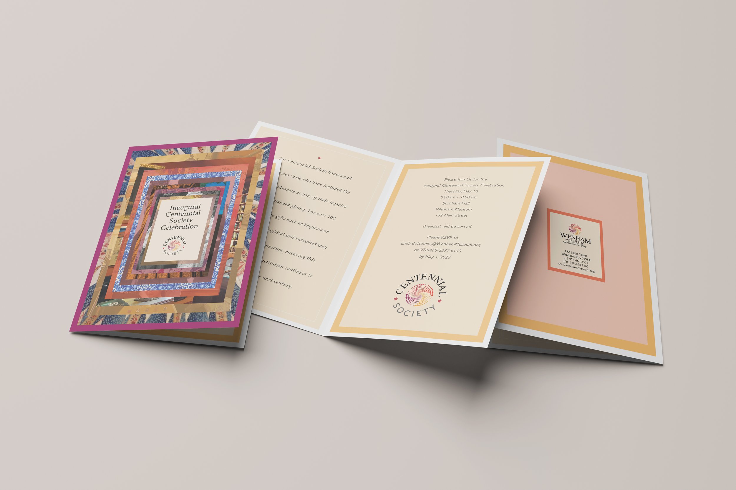 Wenham Museum Centennial Invitation