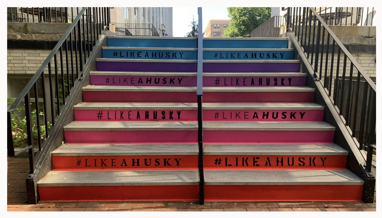 Commencement outdoor signage