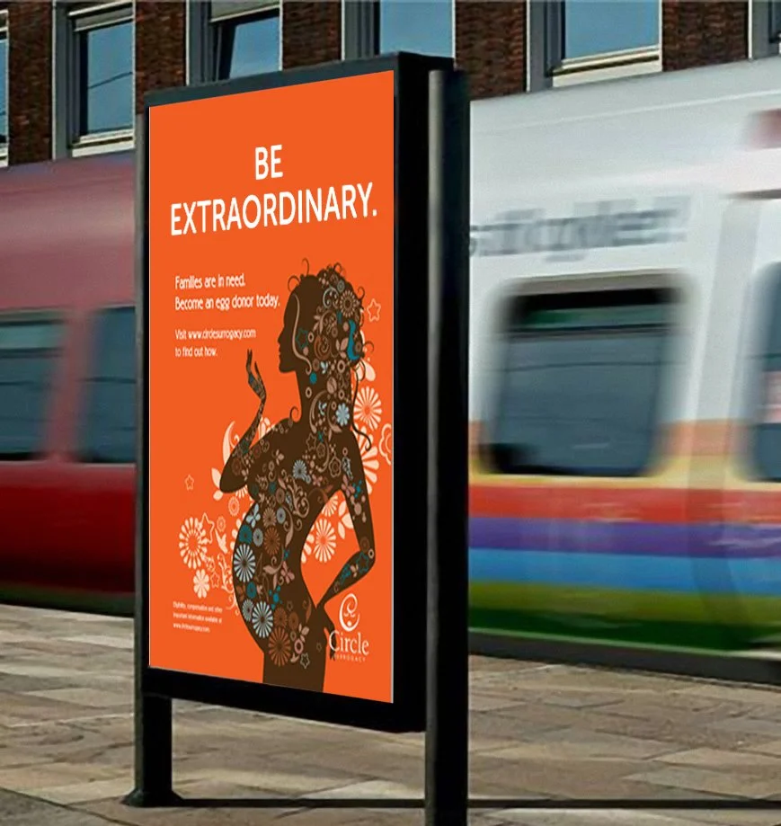 OOH Poster for surrogacy agency