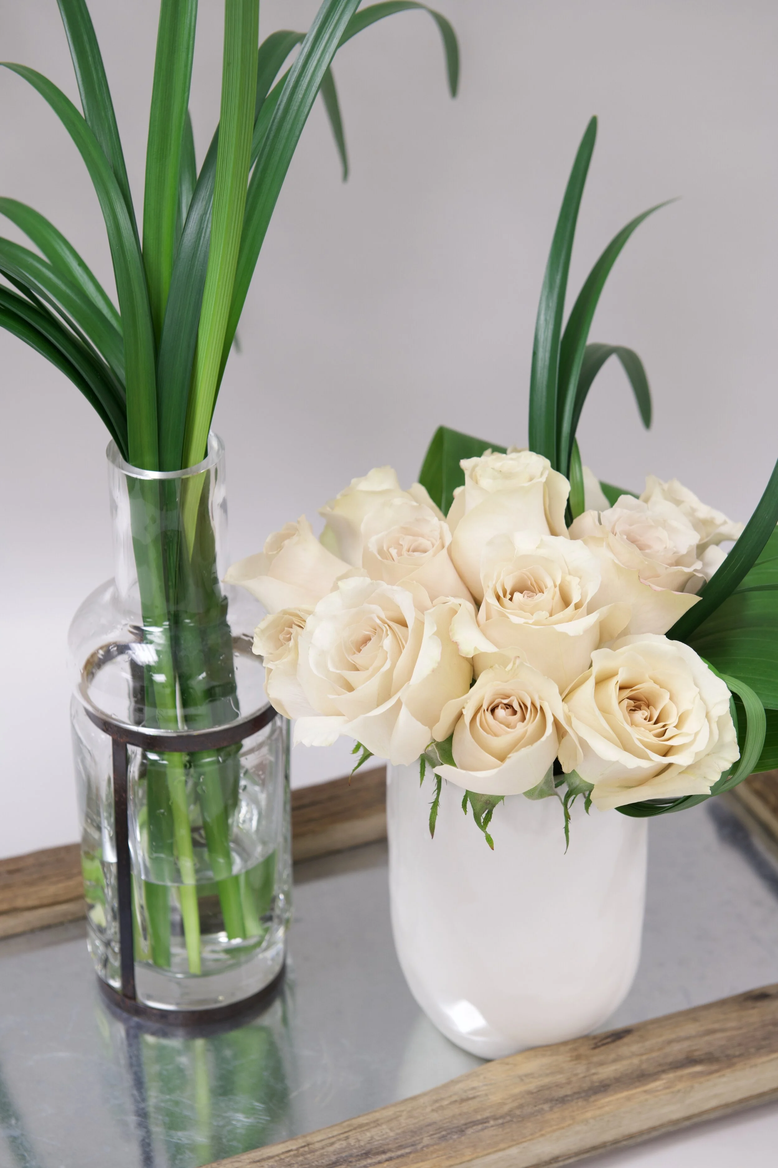 Grass And Leaf Techniques Floral Compass