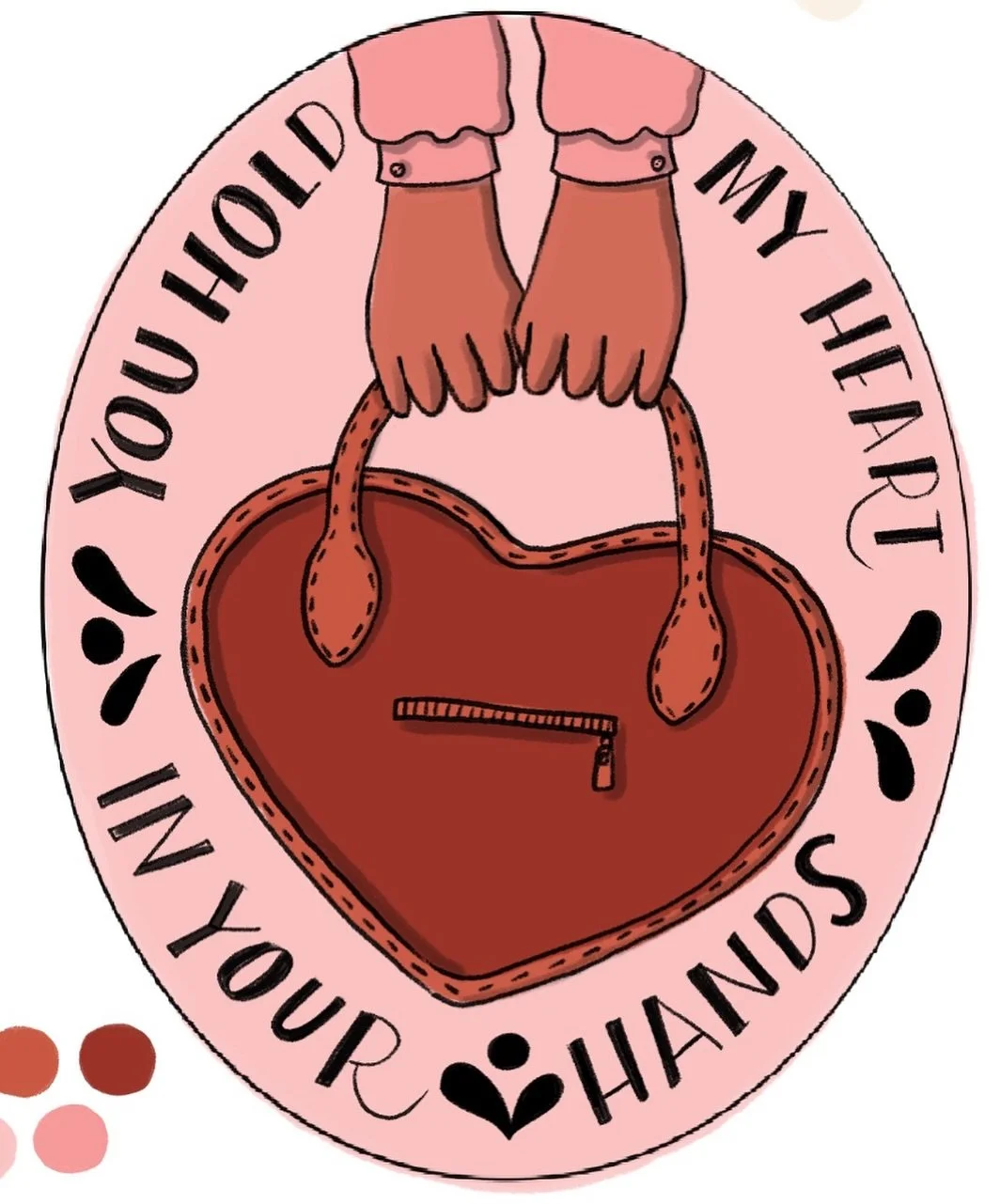Who&rsquo;s your Valentine? 💝 From a stickers project that got stuck along the way, &rsquo;Needy handbag stickers&rsquo;.
.
.
.
#valentinesday #allahj&auml;rtansdag #valentineillustration #valentinestickers #editorialillustration #illustrationartist