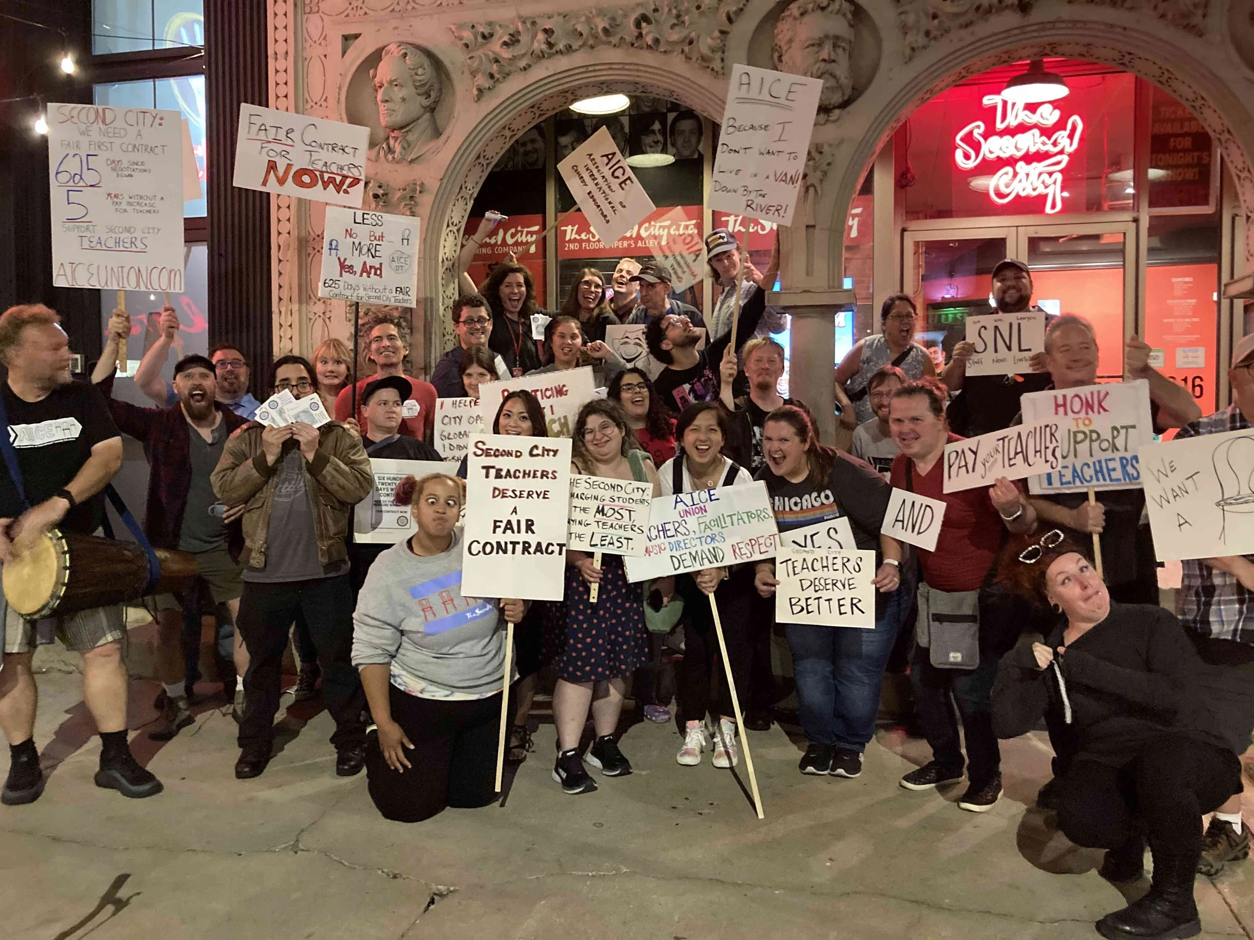 WBEZ FM 91.1: Reset's Sasha-Ann Simon: Second City teachers on landing a contract with pay increases, ‘succession’ clause