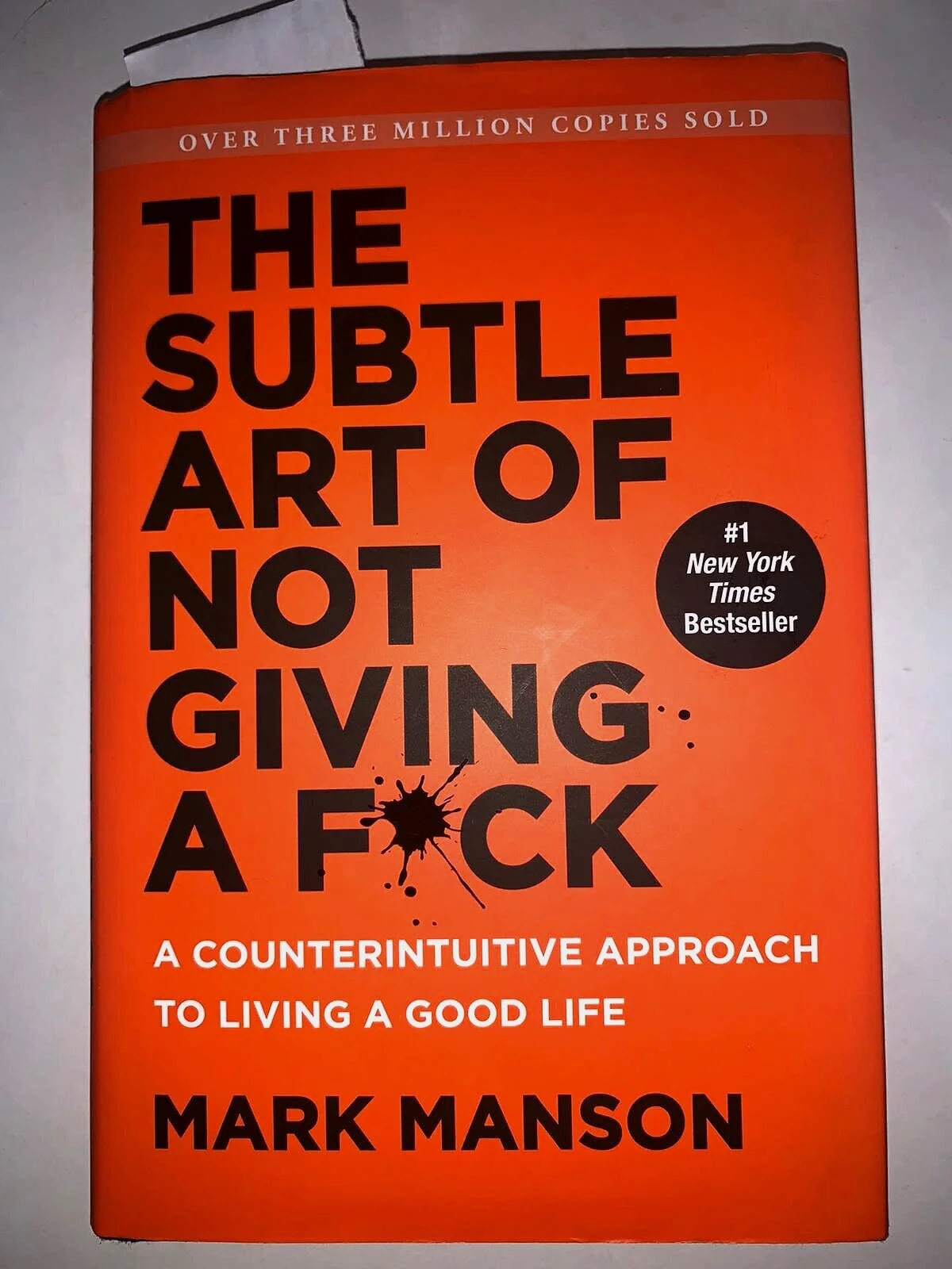 The self-help book I couldn't put down: The Subtle Art Of Not Giving A F*ck.
