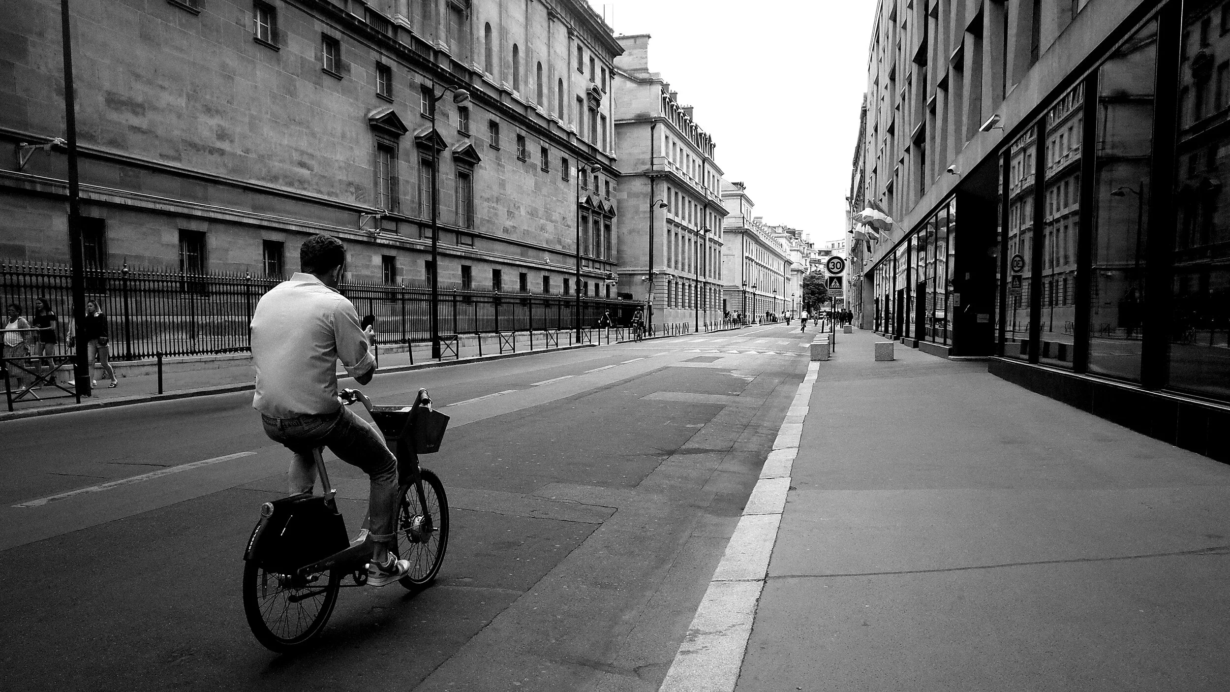 Lone Biker on French Street JPEG.jpg
