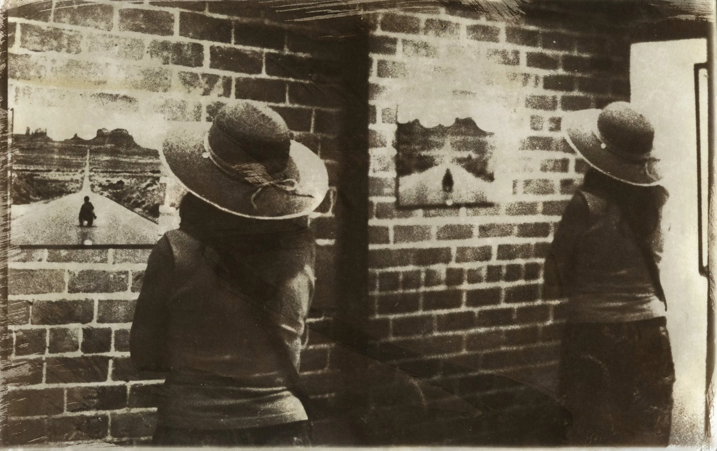 deb andart on wall steinfeld ED.jpg