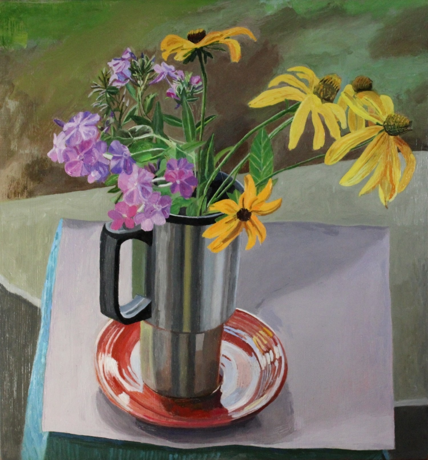 Still Life with Yellow Daisies
