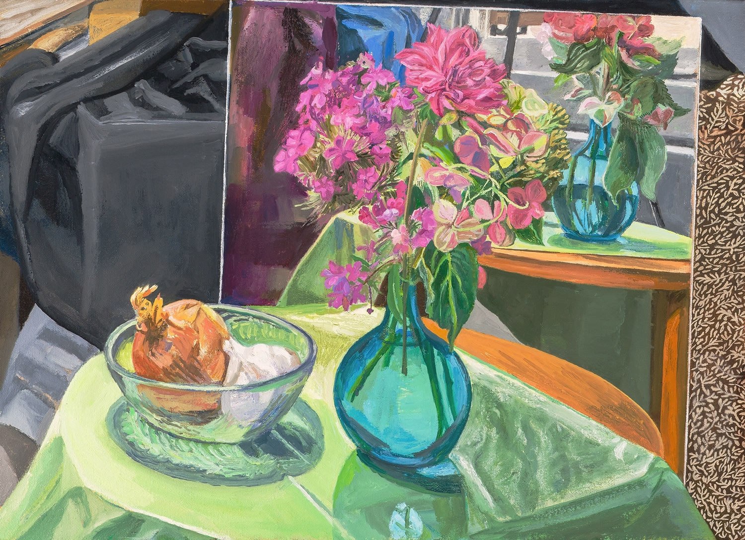 Still Life with Green Tablecloth