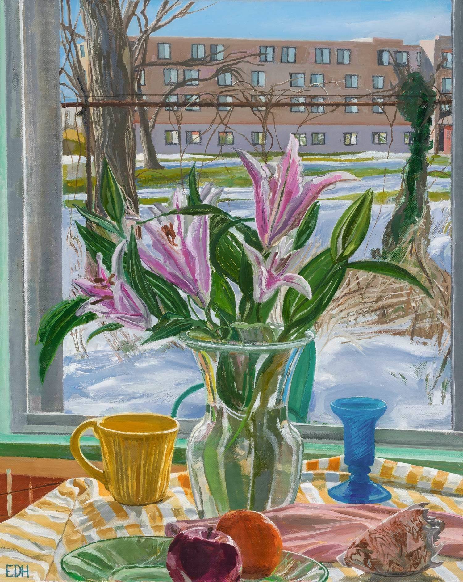 Still Life with Lilies in Winter