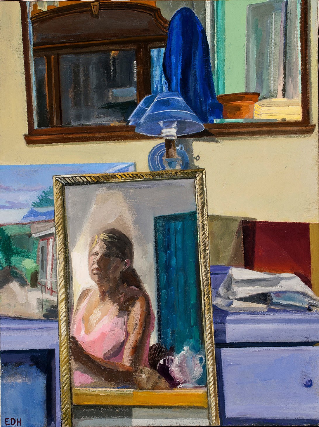 Self Portrait in the Dining Room