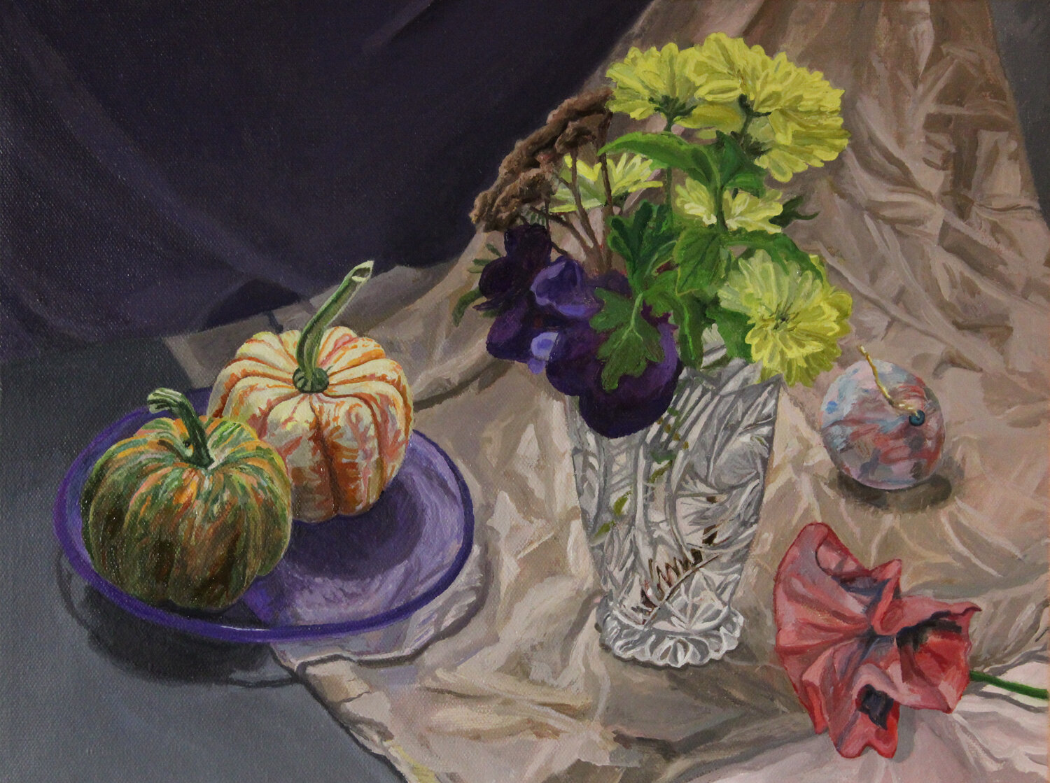 Still Life with Paper Flower