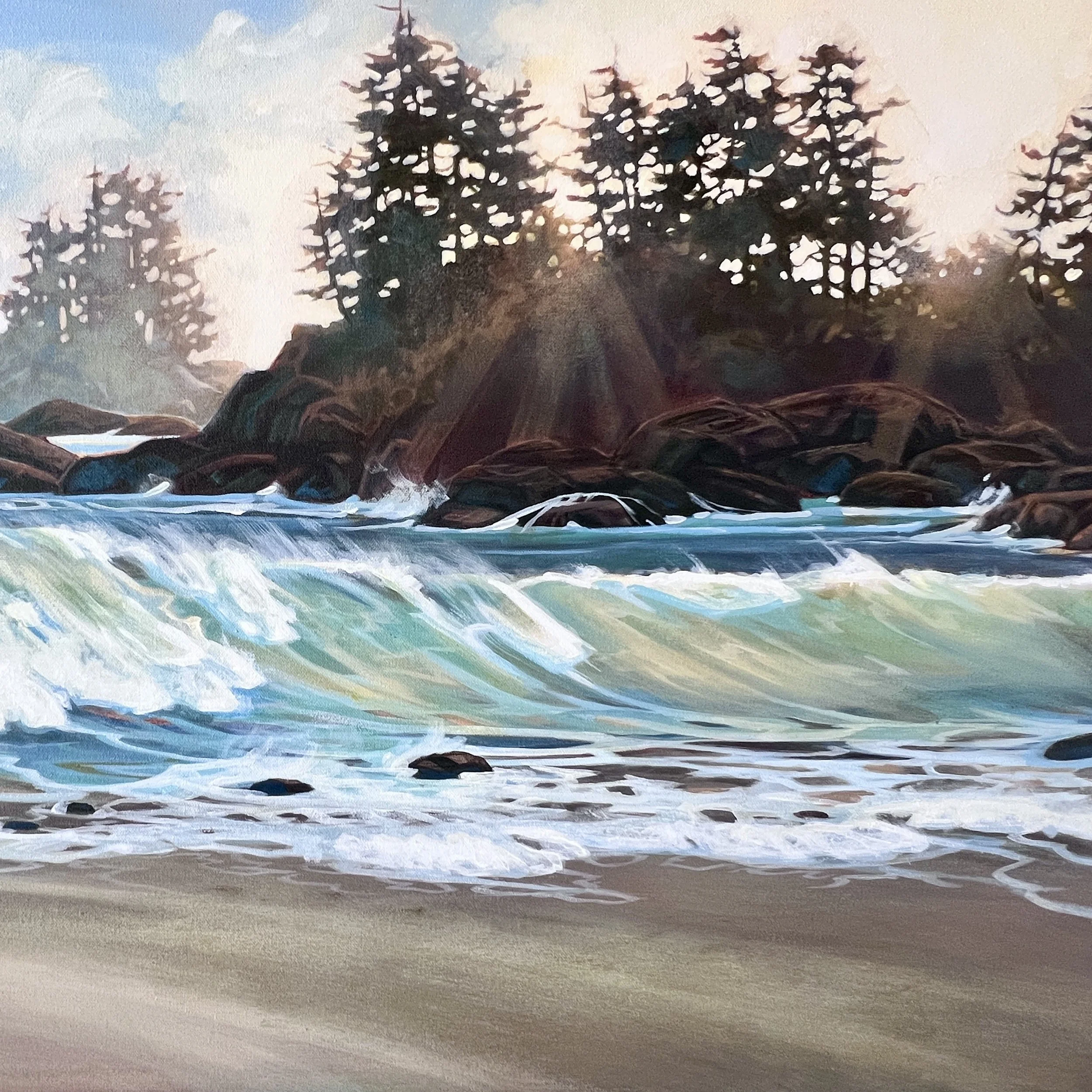 Amazing grace Tofino west coast canadian art landscape painting detail.JPG