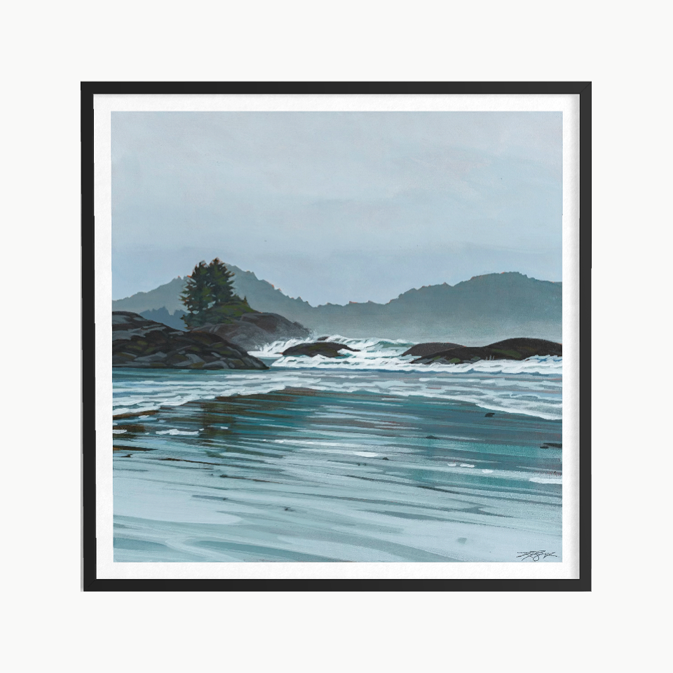 Cox+Bay+paper+print+Tofino+west+coast+walnut+frame+insitu+repro.png